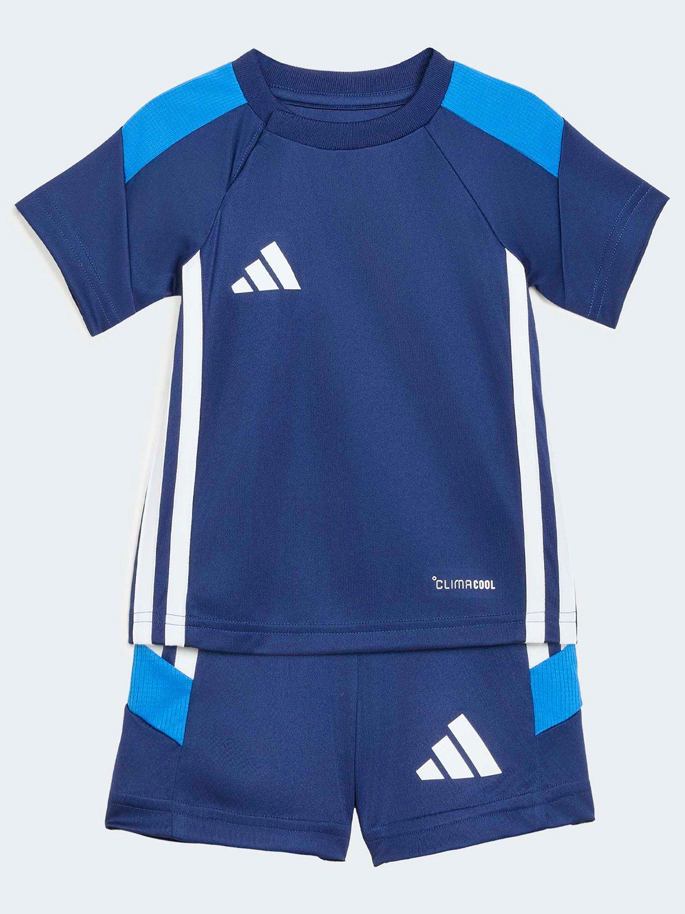 Image 1 of 5 of adidas Infant Tiro Football Training Mini Kit - Dark Blue
