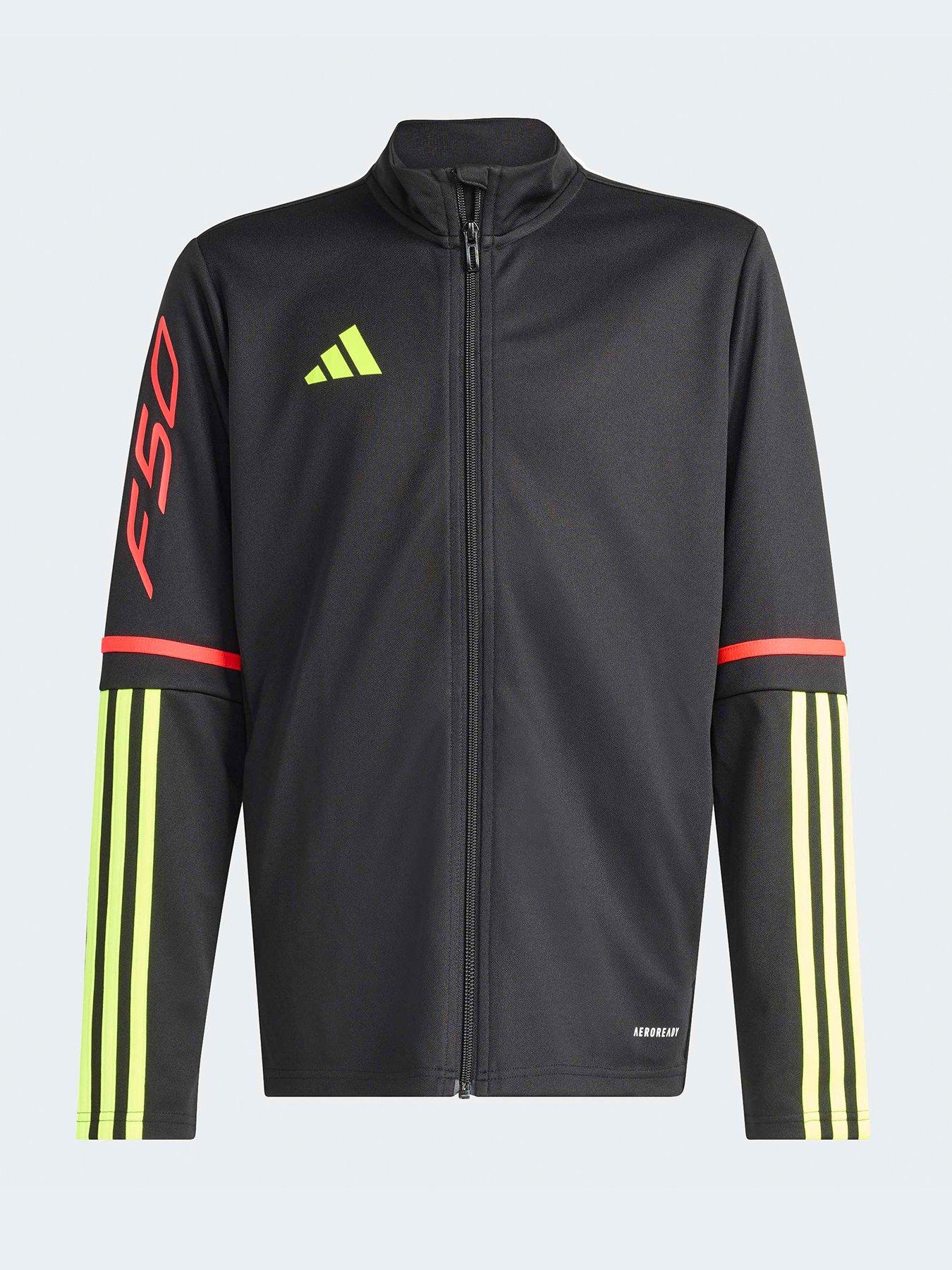 adidas Junior Squadra 25 Football Tracksuit Top - Black