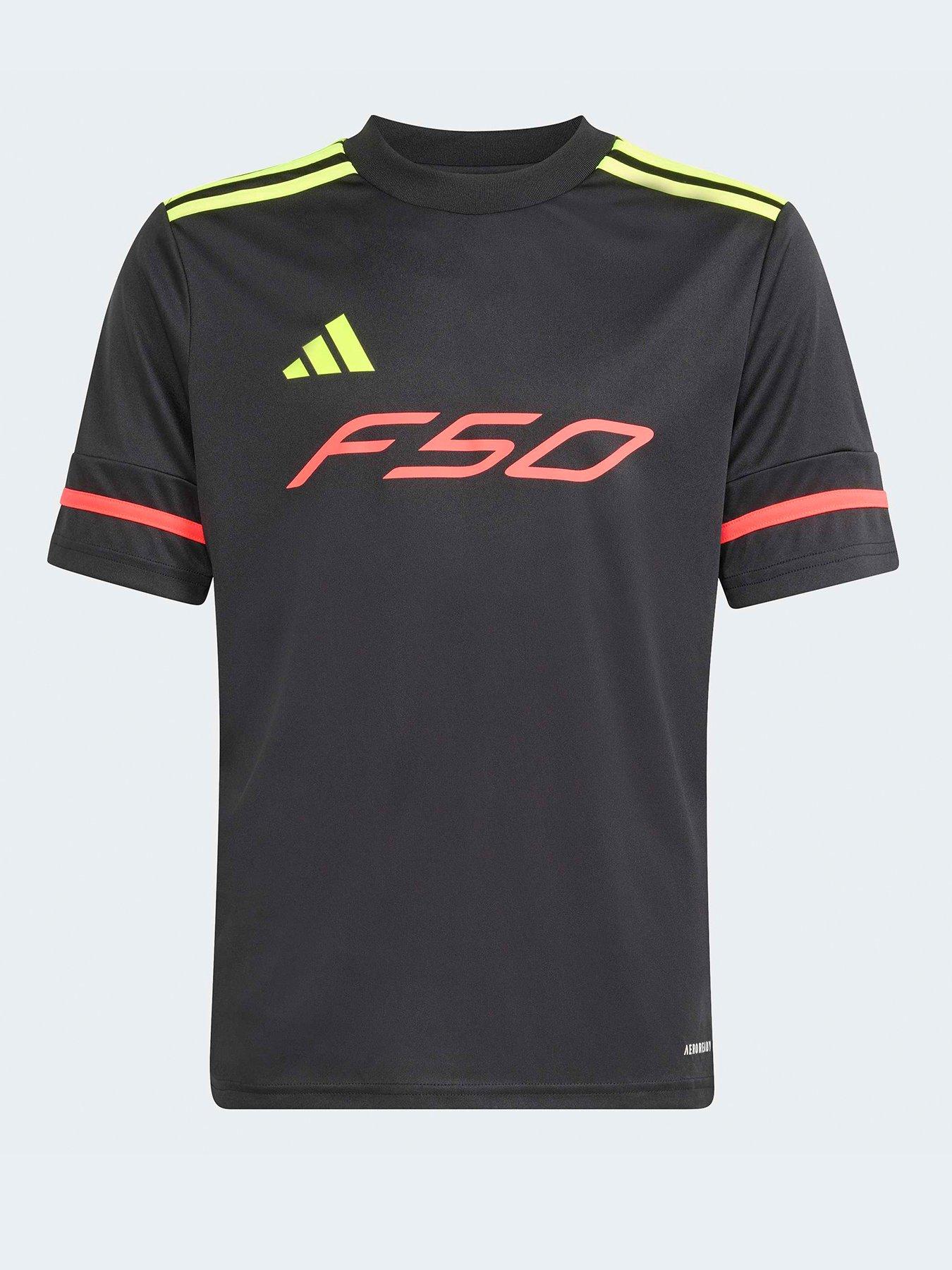 adidas Junior F50 Football Training Jersey - Black