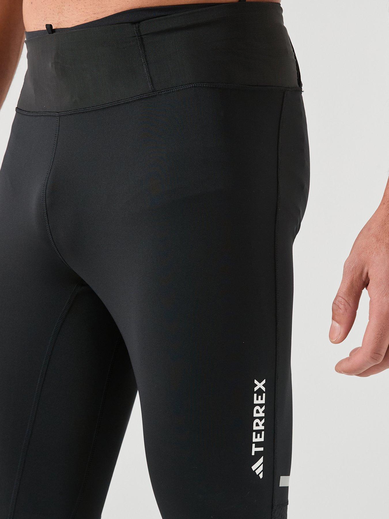 Image 4 of 6 of adidas Terrex Mens Trail Running Xpr Tights - Black