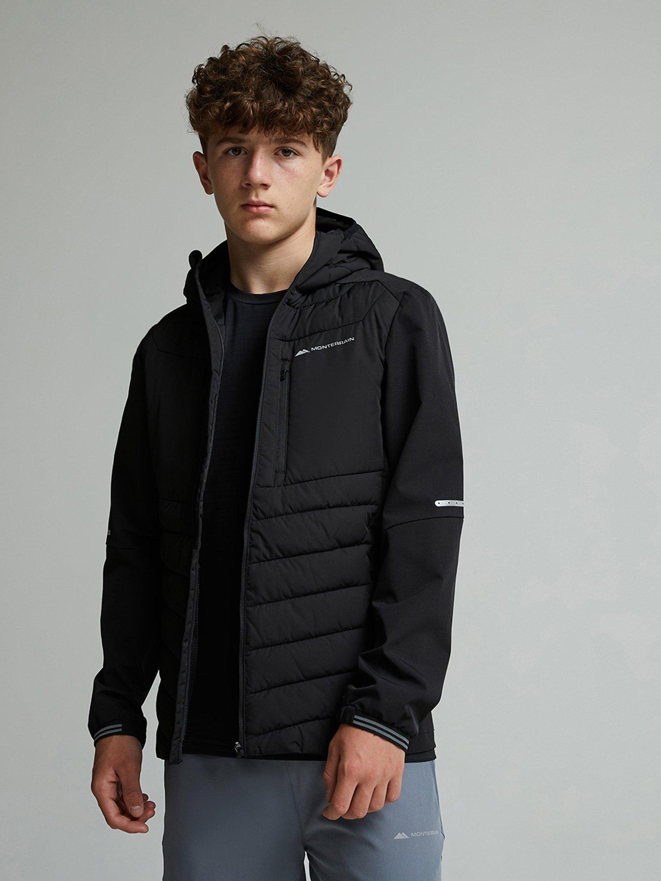 Monterrain Boys Realm Hybrid Jacket - Jet Black