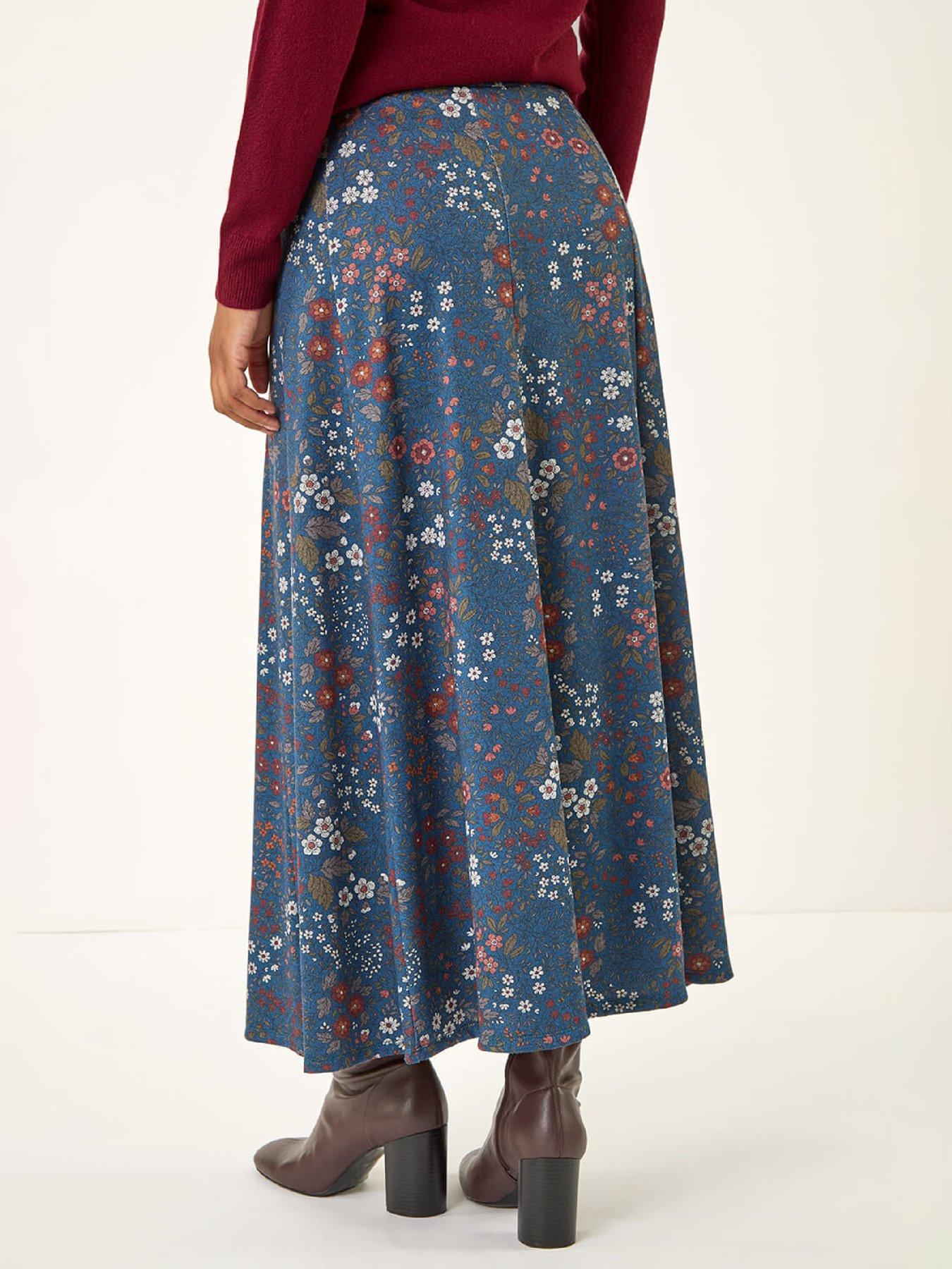 roman-ditsy-floral-print-stretch-skirt-denimstillFront