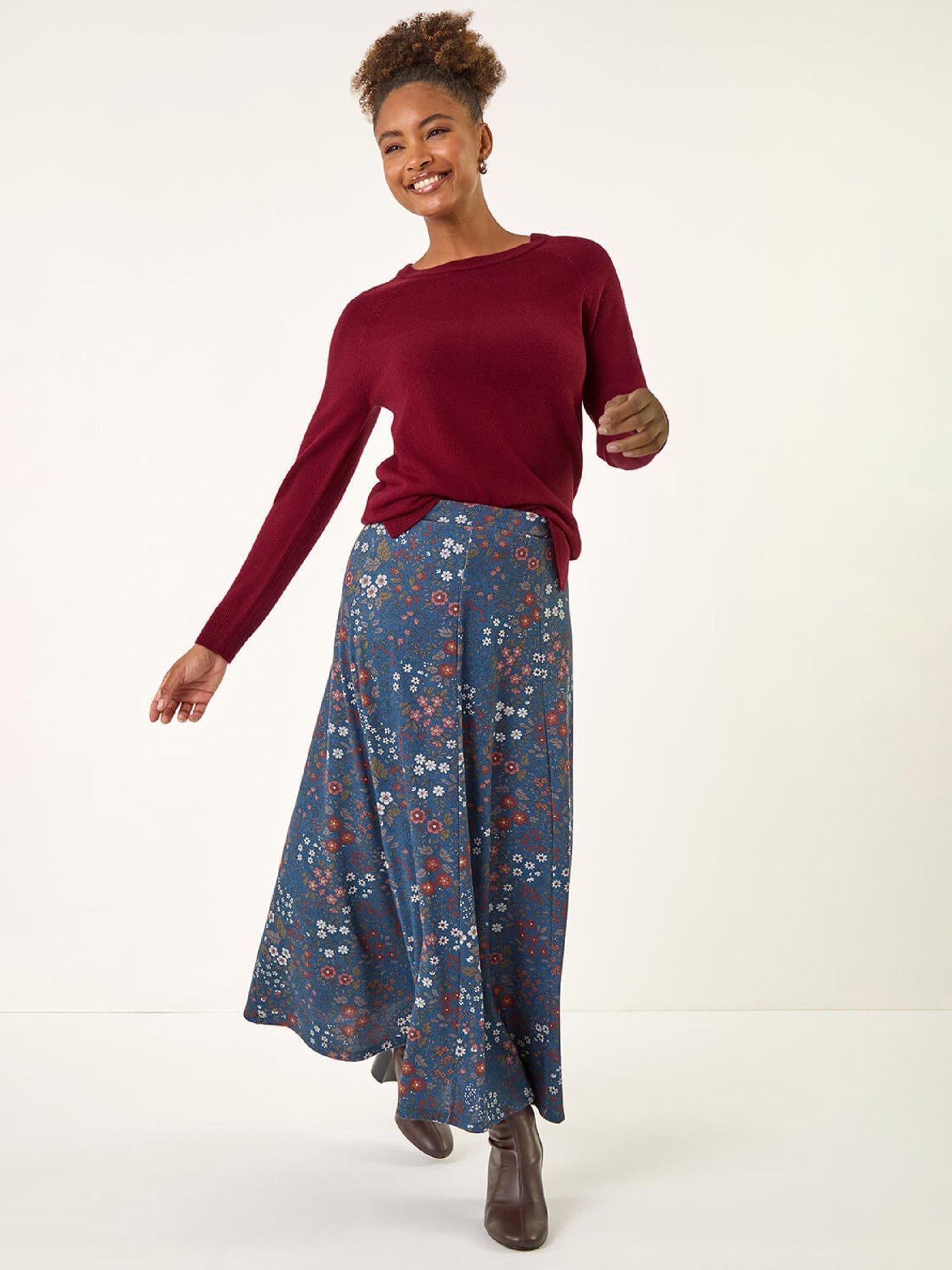 roman-ditsy-floral-print-stretch-skirt-denimback