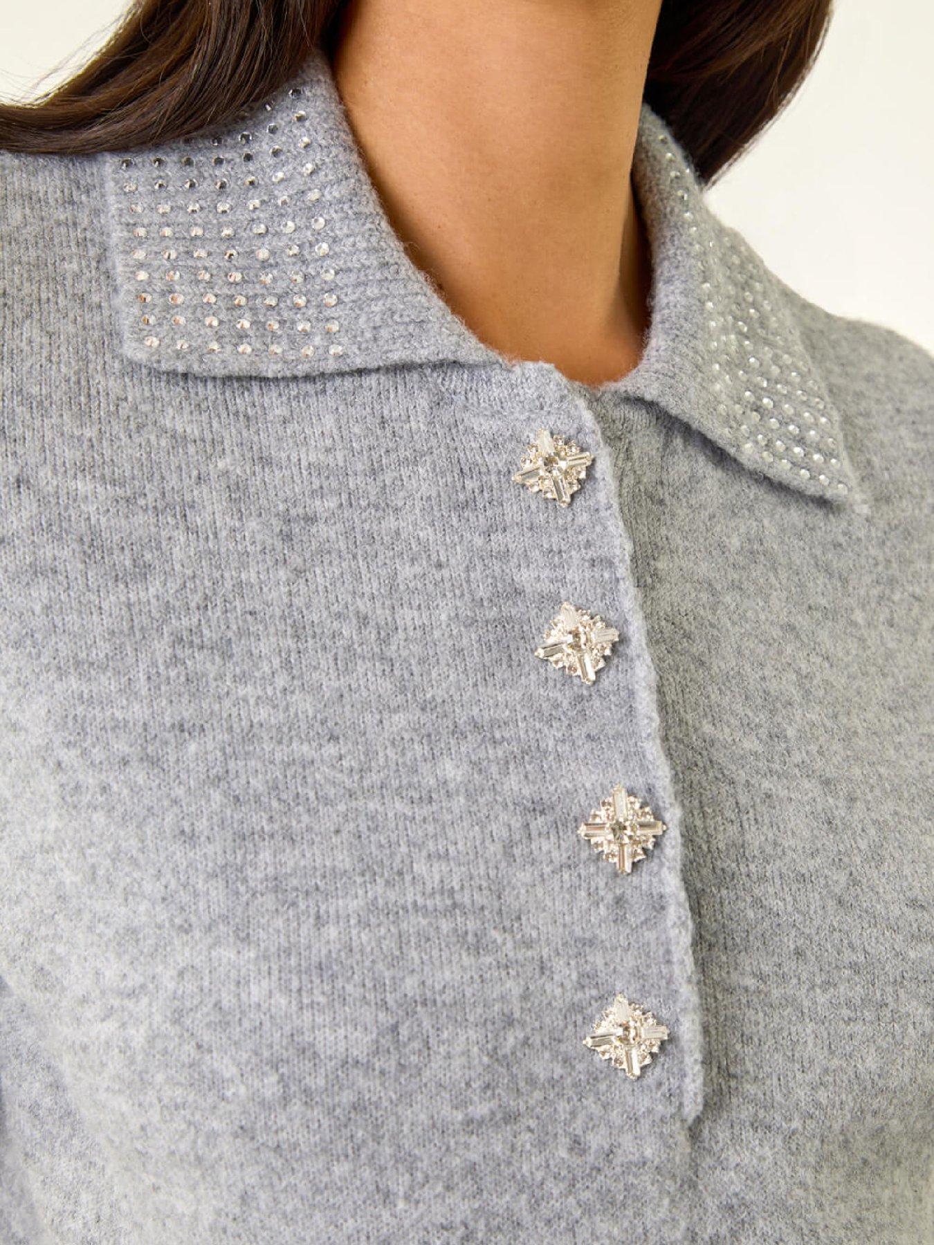 roman-dusk-embellished-knit-collared-top-greydetail