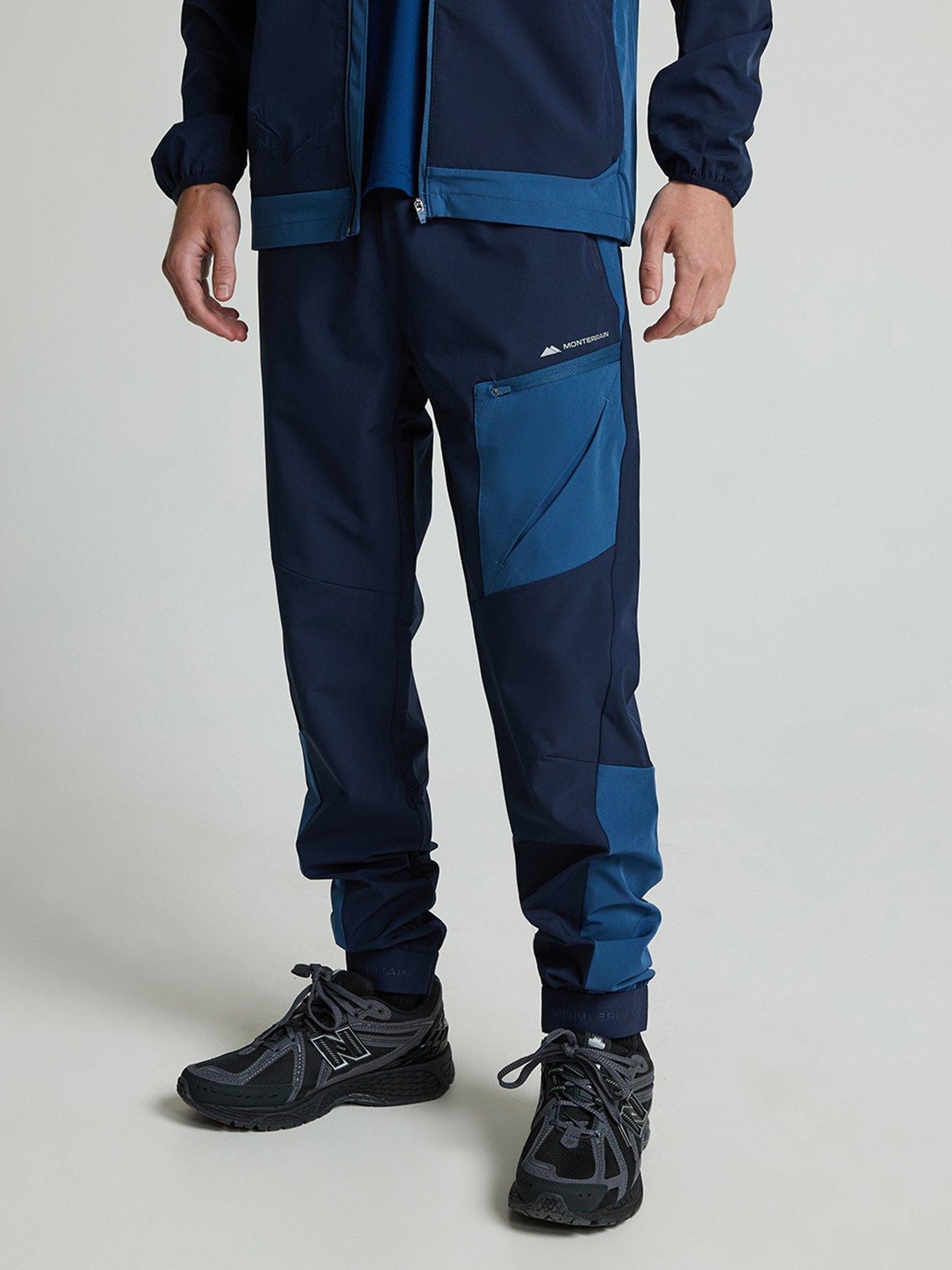 Monterrain Boys Deflect 20 Woven Running Pants - Iris Black / Ensign Blue