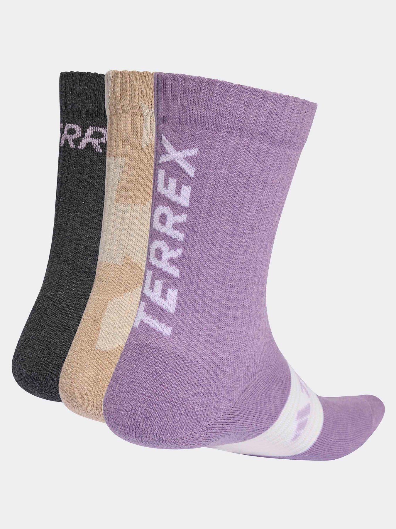 adidas-terrex-womens-3-pack-hiking-socks-purpleback