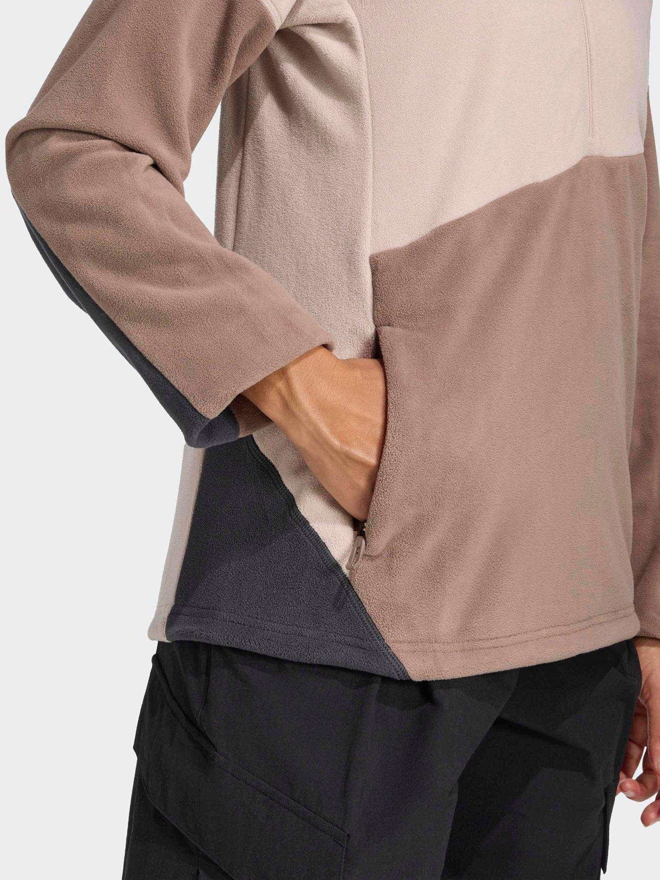 adidas-terrex-womens-mountain-12-zip-fleece-browndetail