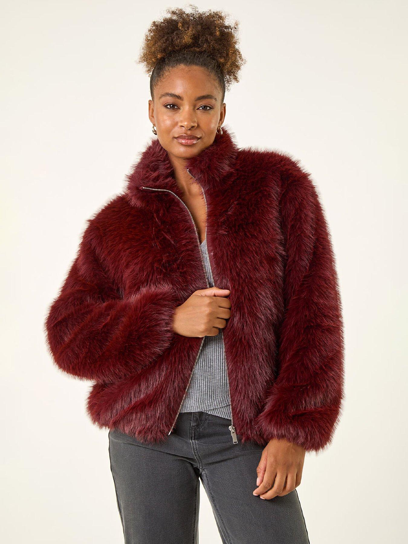 roman-faux-fur-relaxed-bomber-burgundyfront
