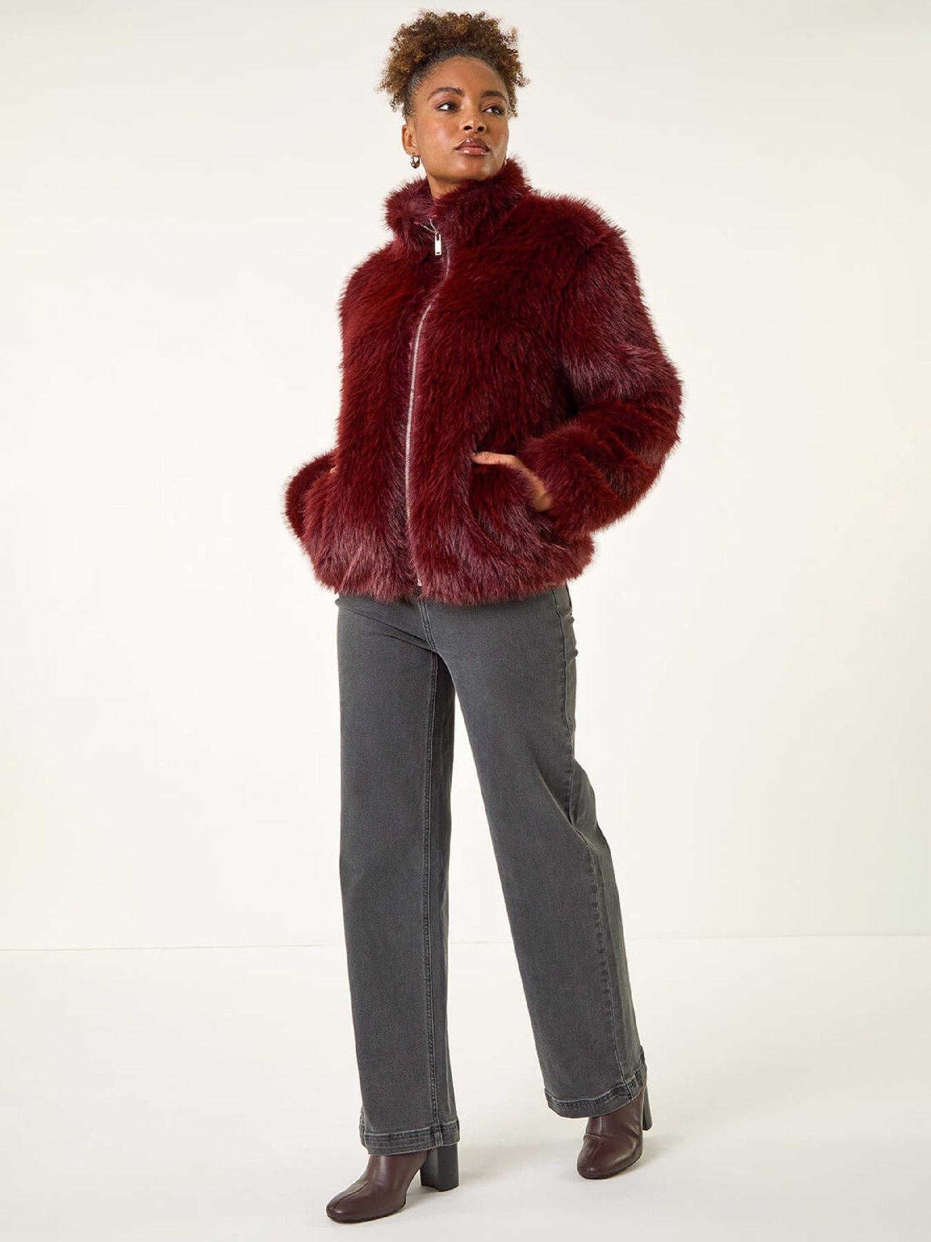 roman-faux-fur-relaxed-bomber-burgundyback