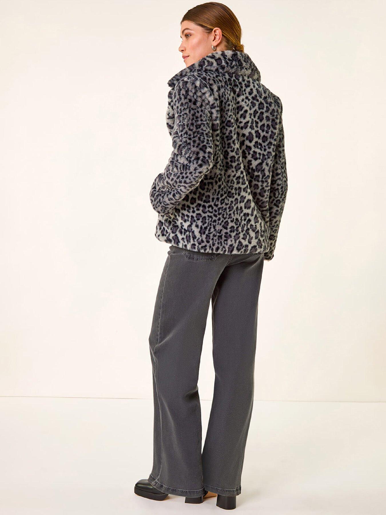 roman-faux-snow-leopard-fur-coat-greystillFront