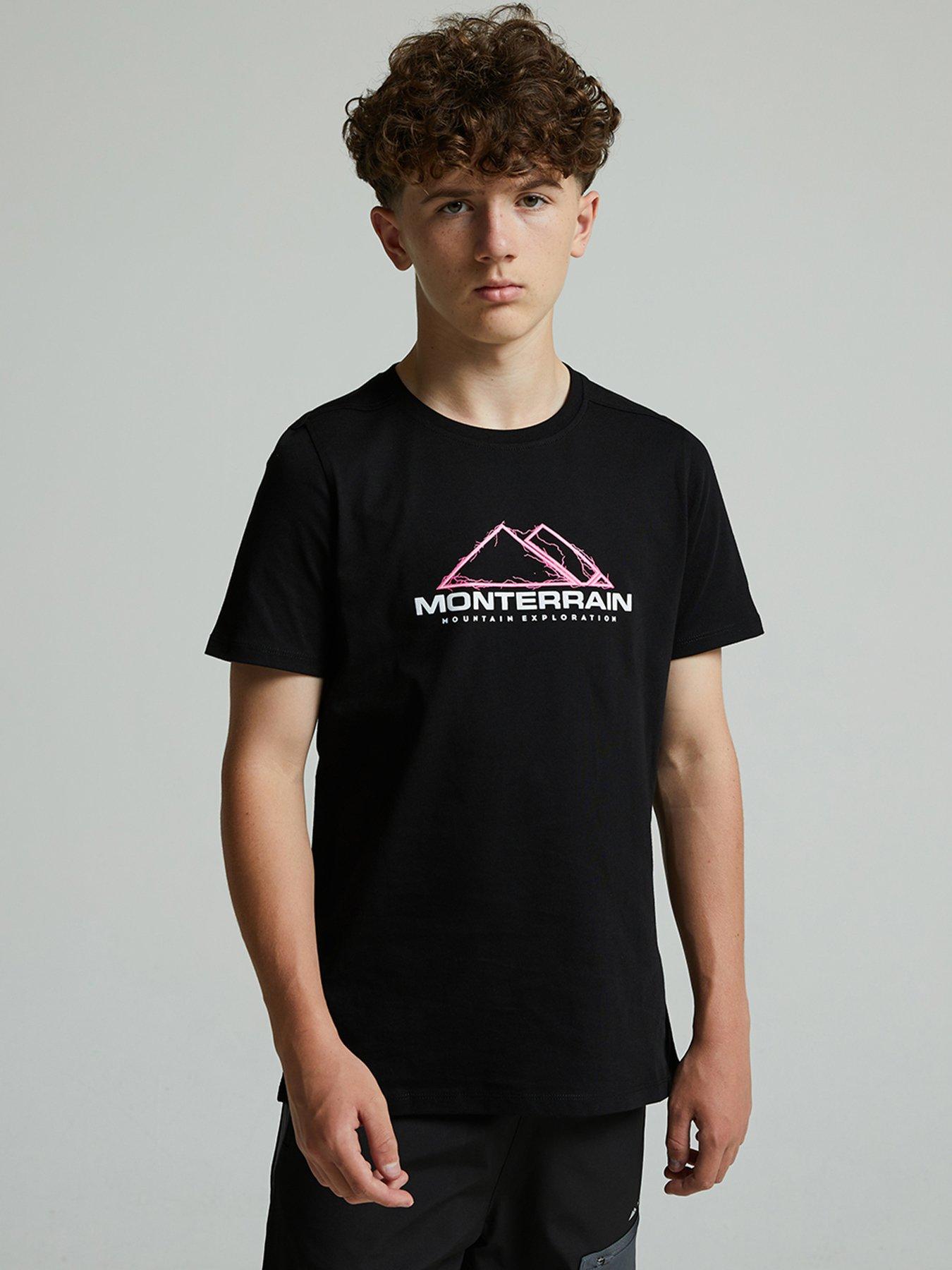 Image 4 of 5 of Monterrain Boys Thunder T-Shirt - Black