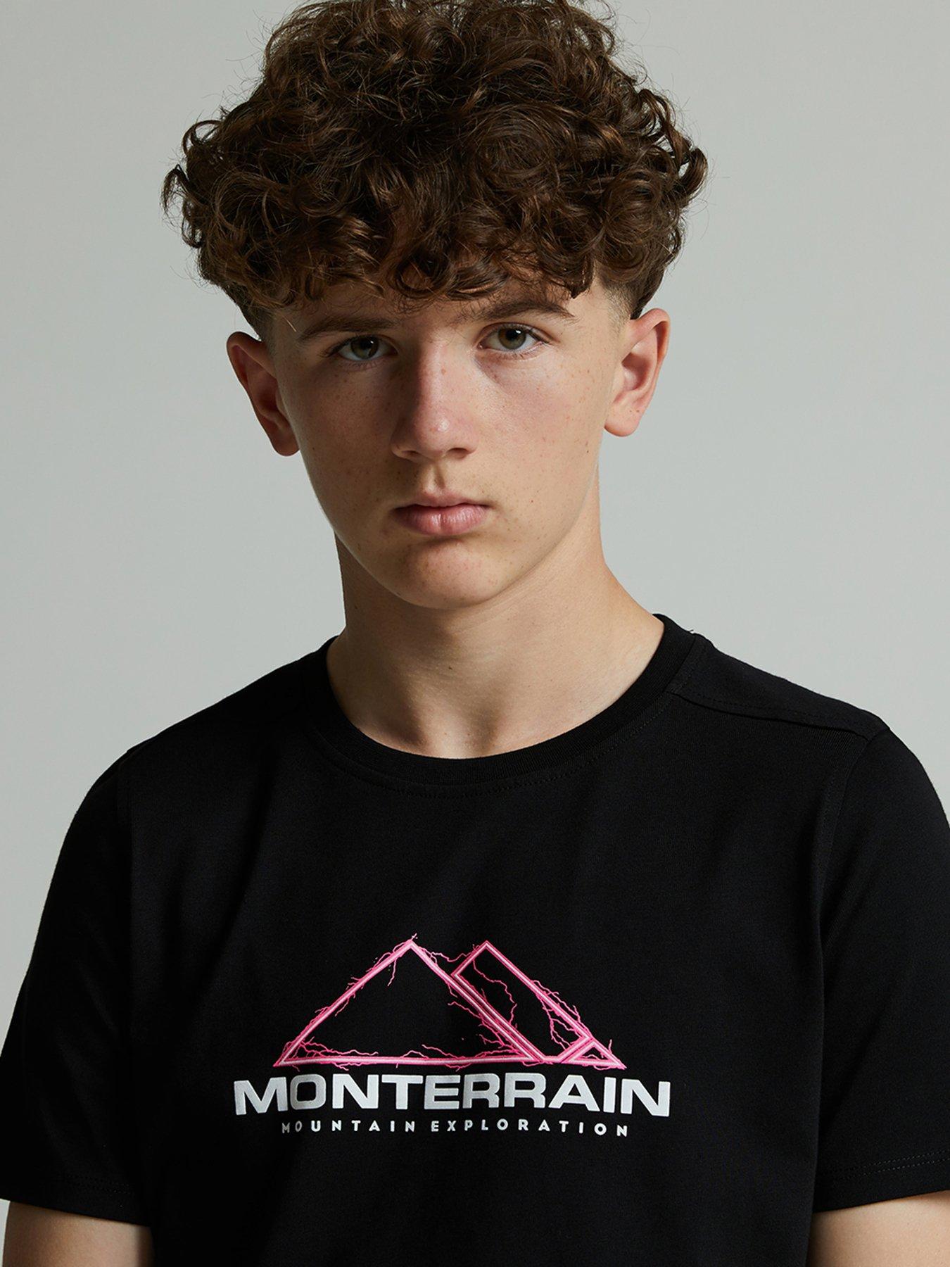 Image 5 of 5 of Monterrain Boys Thunder T-Shirt - Black