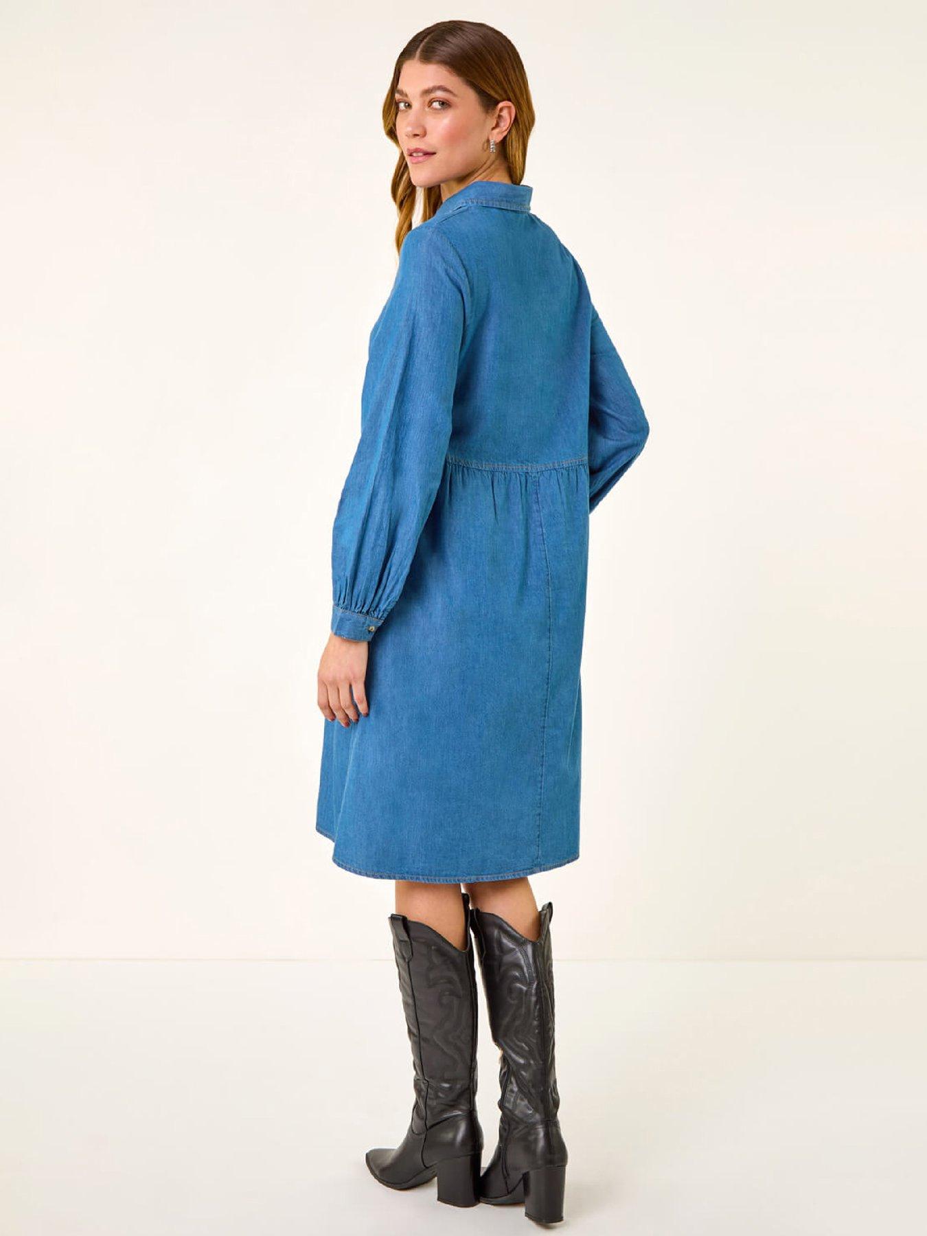 roman-denim-button-through-pocket-dress-denimstillFront