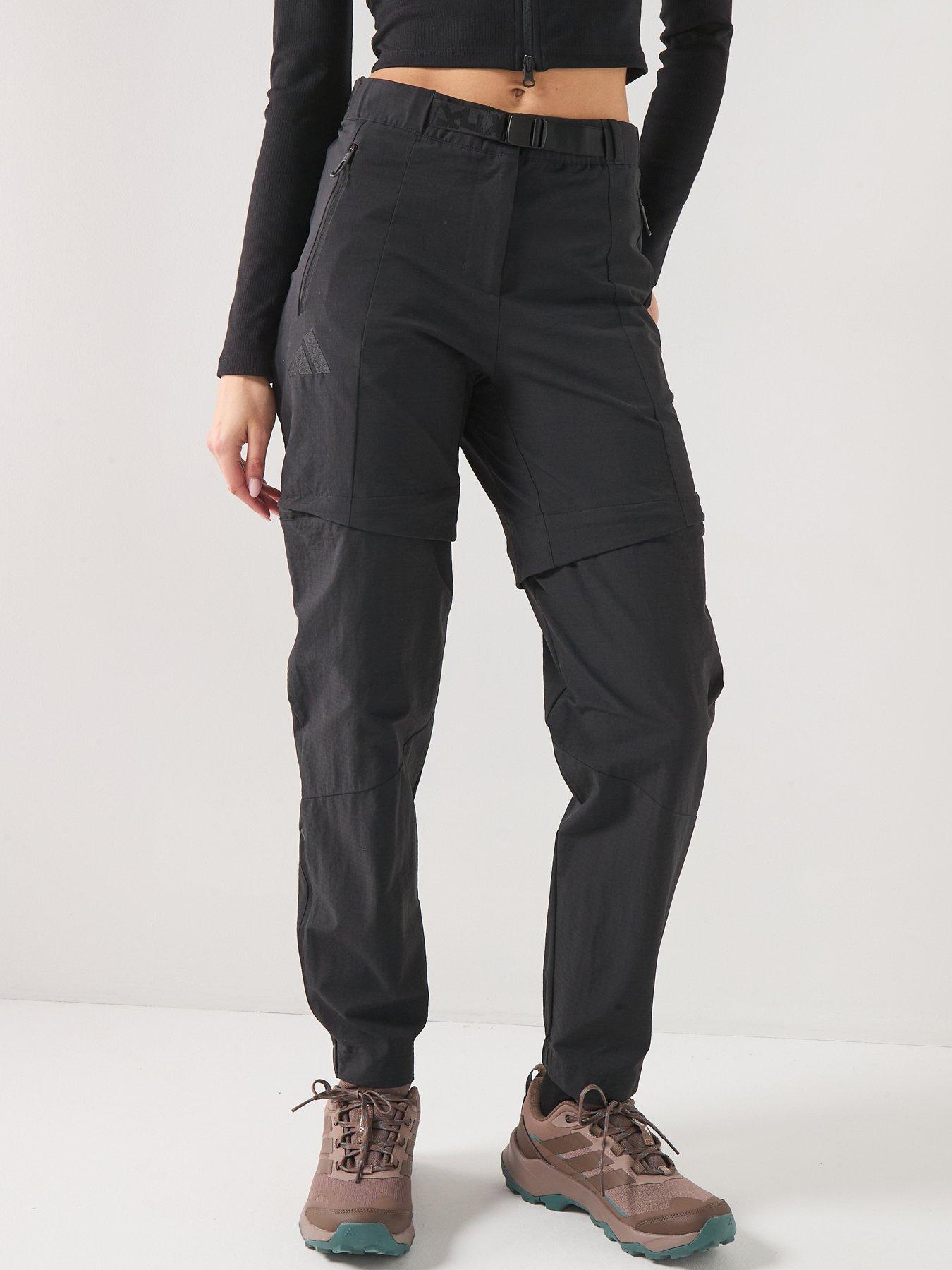 Image 1 of 7 of adidas Terrex Womens Xpr Zip Off Walking Trousers - Black