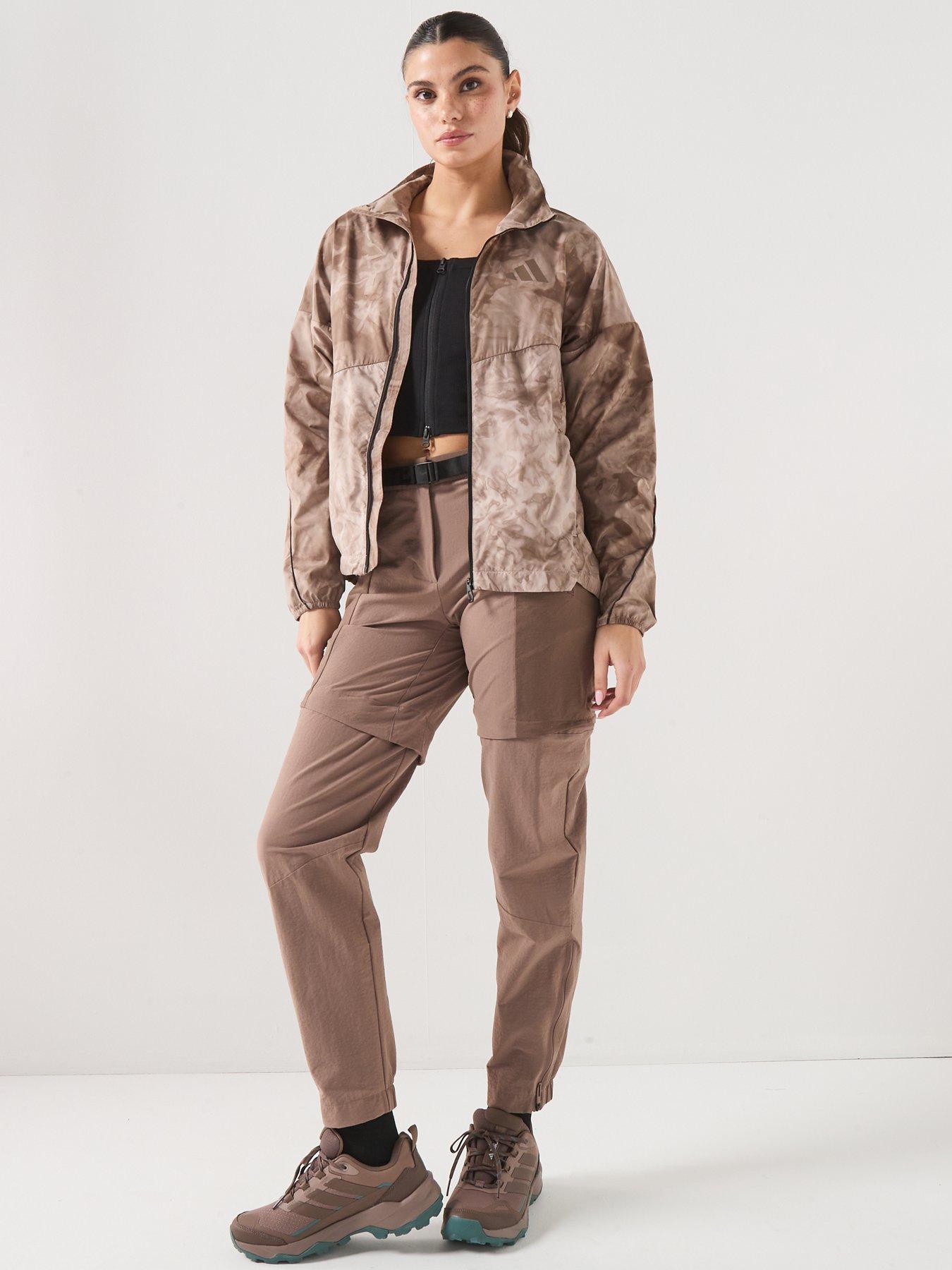Image 3 of 7 of adidas Terrex Womens Xpr Zip Off Walking Trousers - Brown