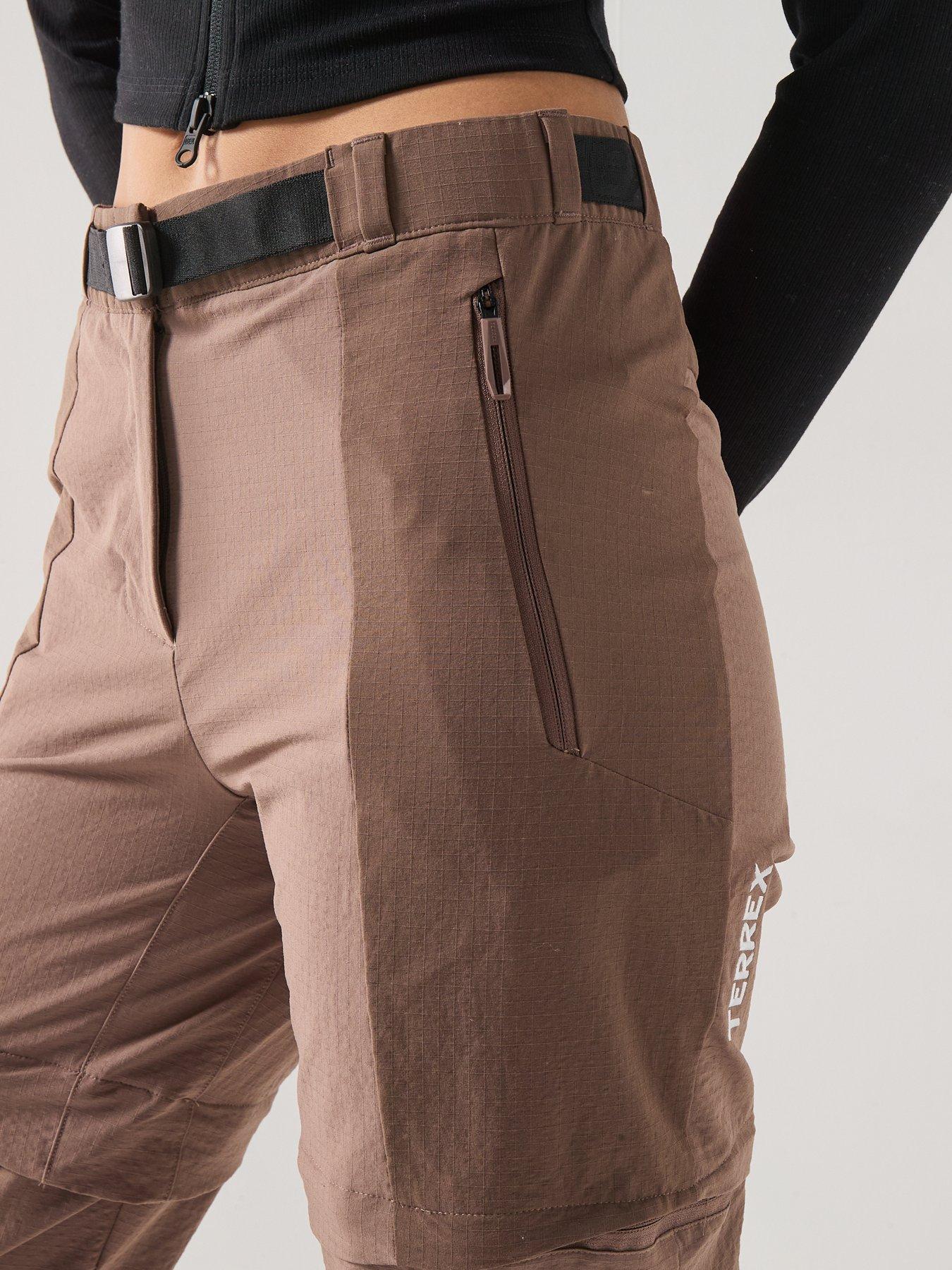 Image 5 of 7 of adidas Terrex Womens Xpr Zip Off Walking Trousers - Brown
