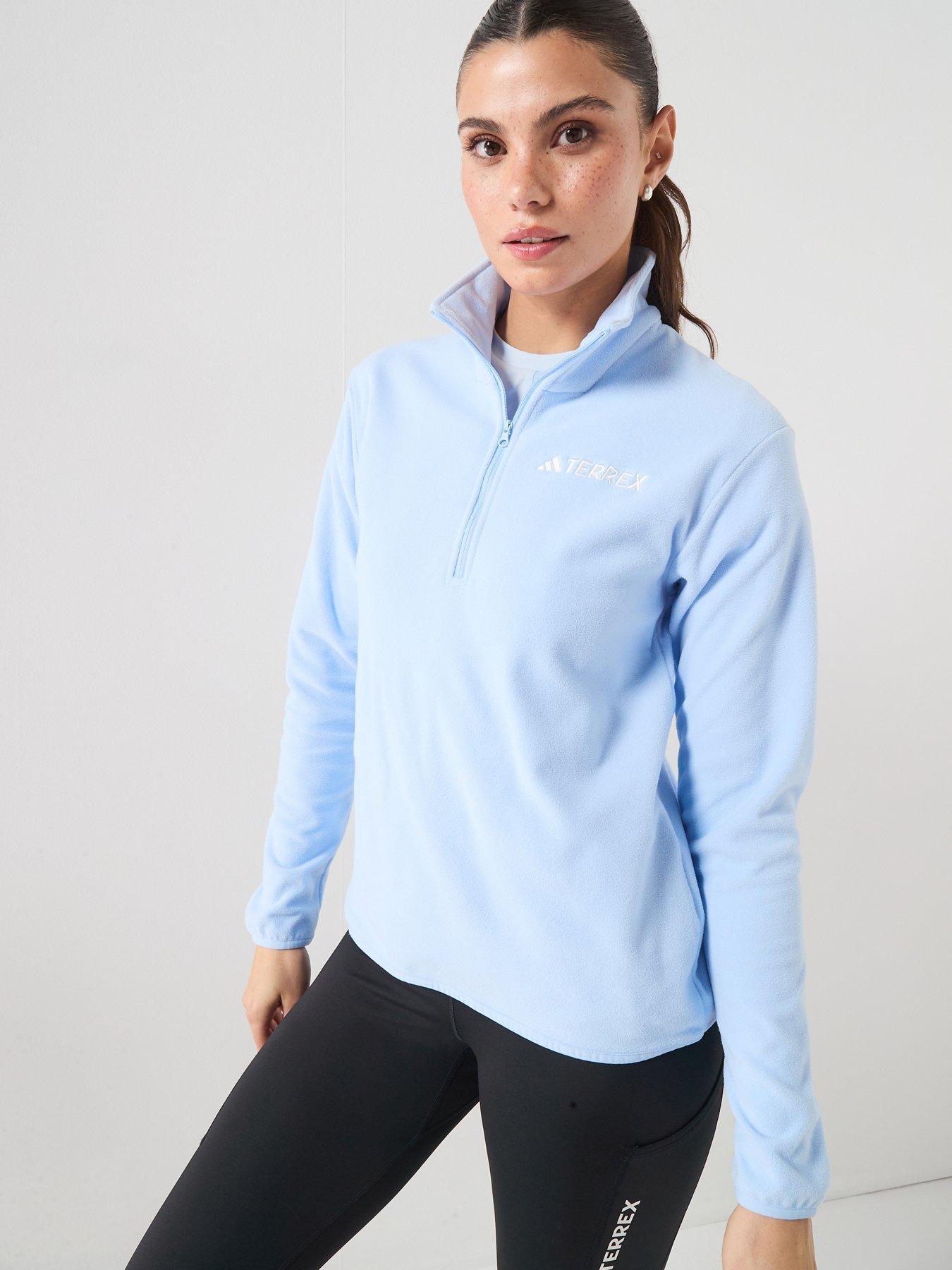 adidas-terrex-womens-mountain-essentials-12-zip-fleece-blue