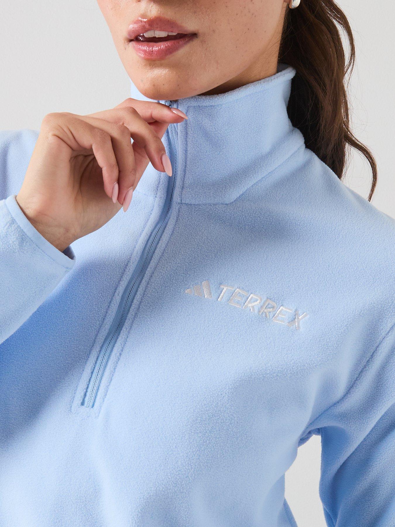 adidas-terrex-womens-mountain-essentials-12-zip-fleece-blueoutfit
