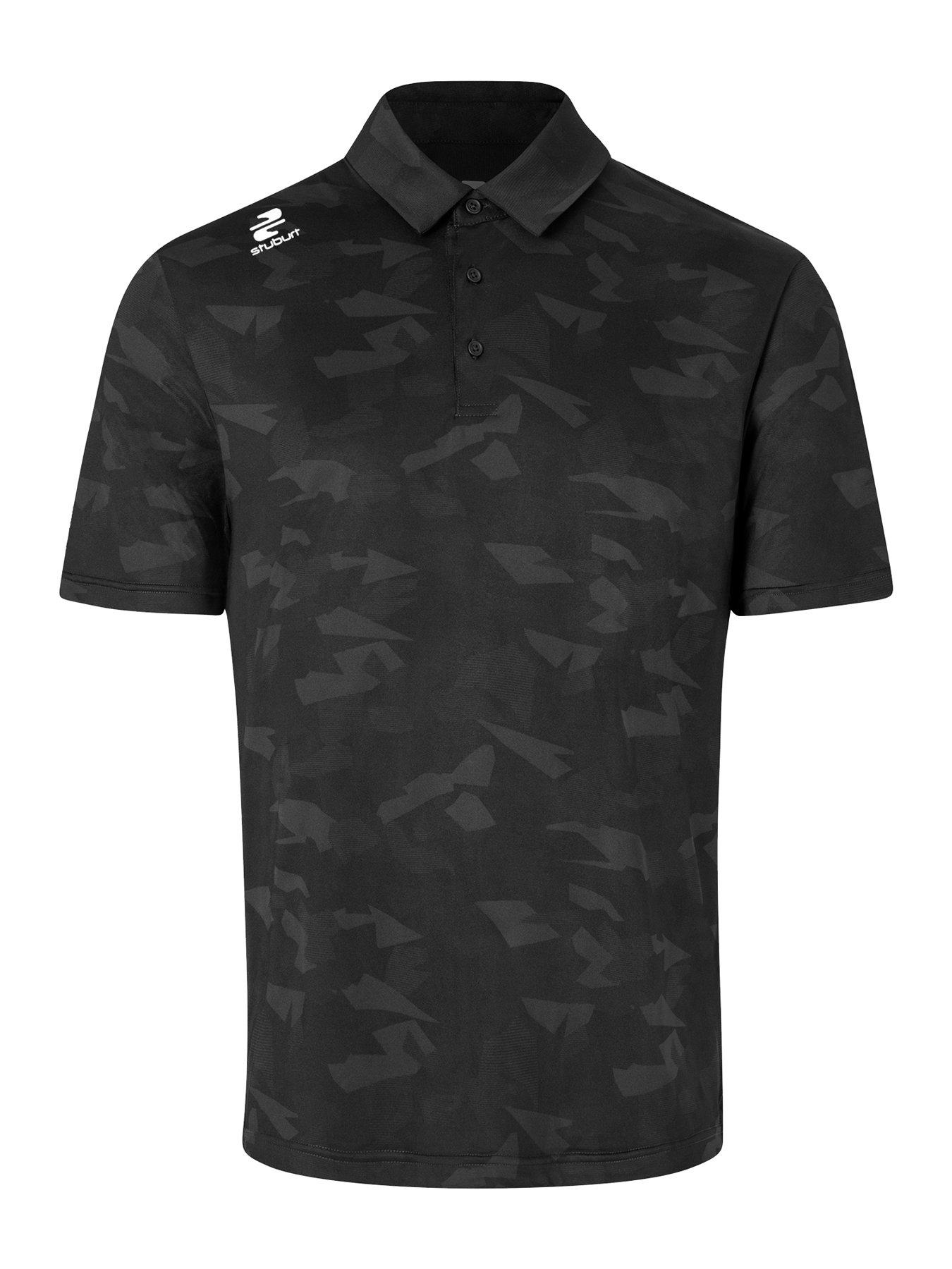 Stuburt Mens Golf Bullfinch Polo - Black