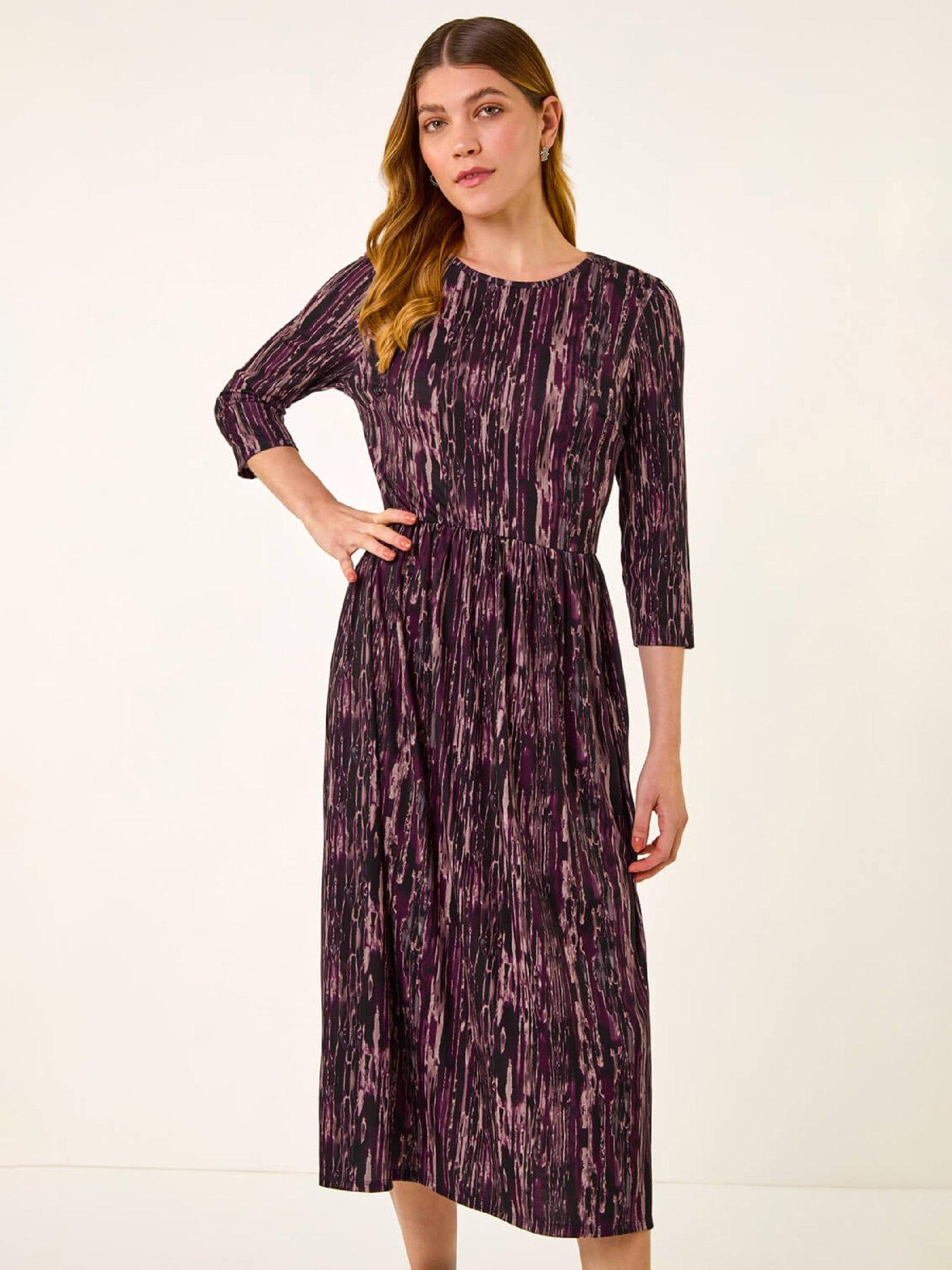 roman-abstract-print-stretch-midi-dress-plumback