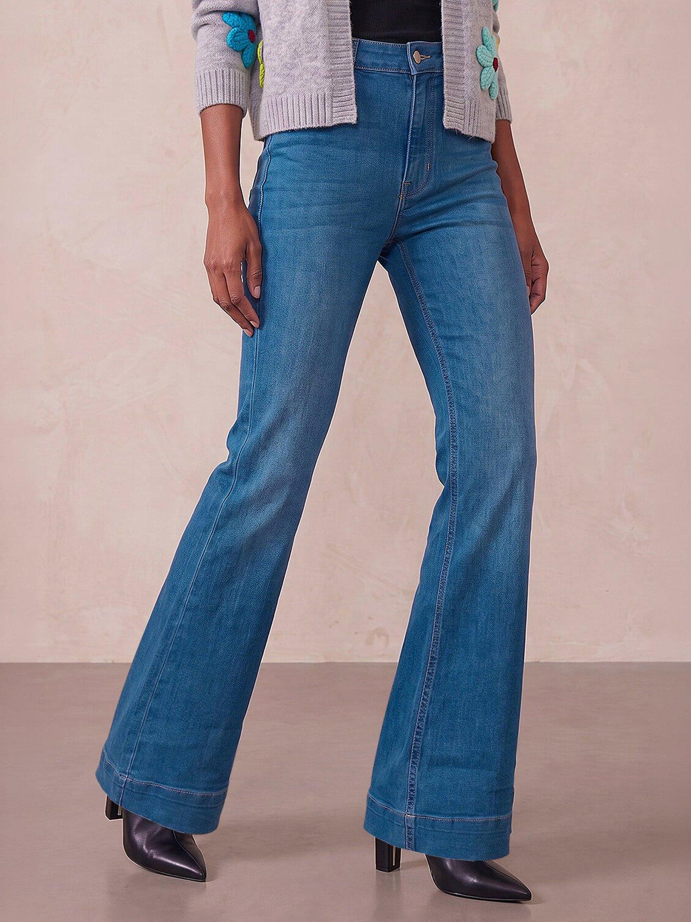 roman-pocket-stretch-flare-jeans-denim