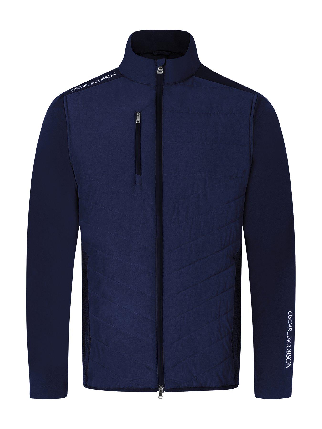 Oscar Jacobson Mens Golf Beaumont Jacket - Navy