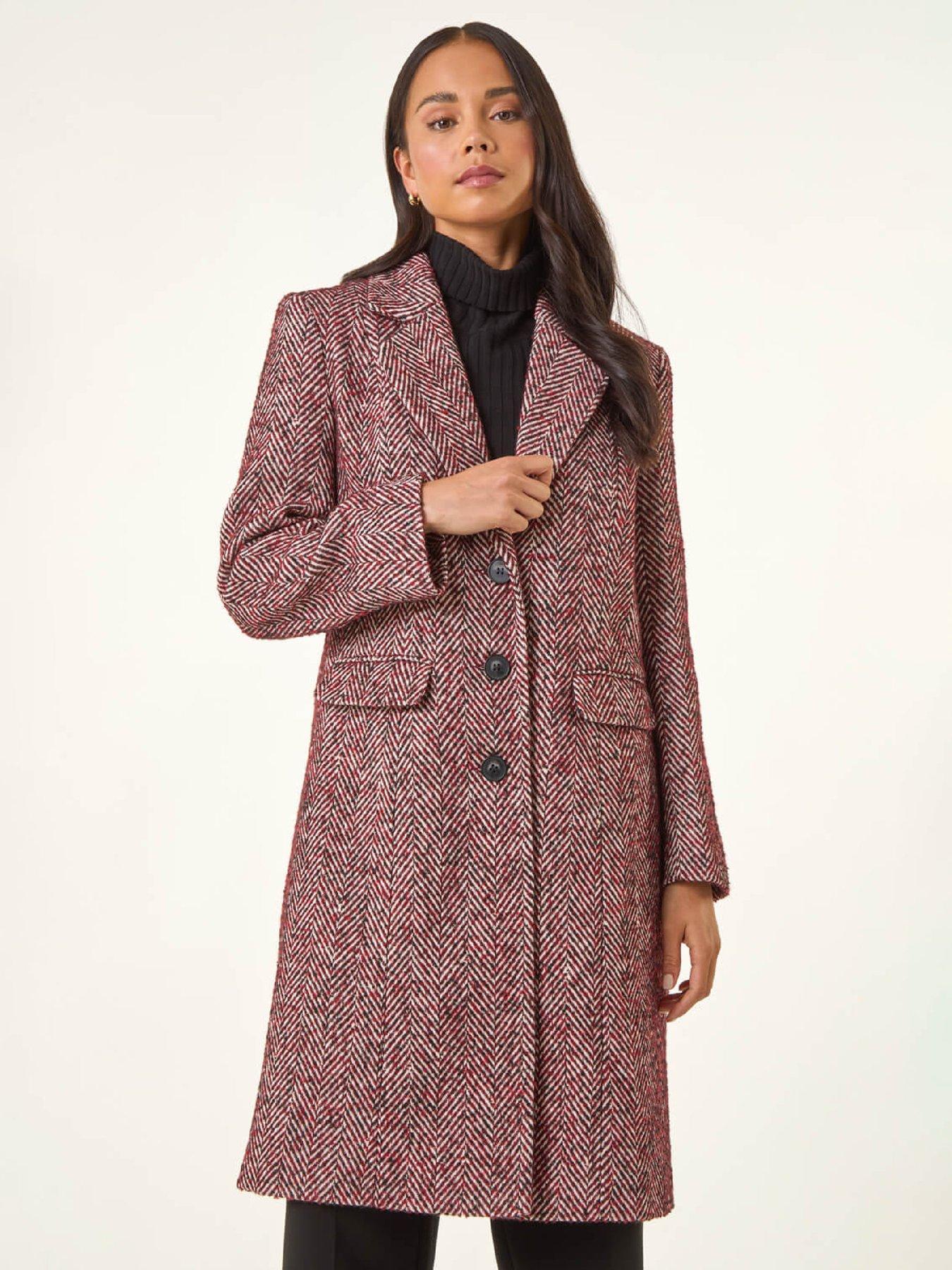 roman-petite-herringbone-smart-coat-red