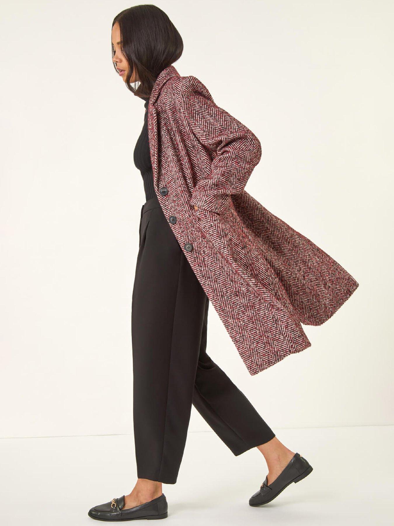 roman-petite-herringbone-smart-coat-redback