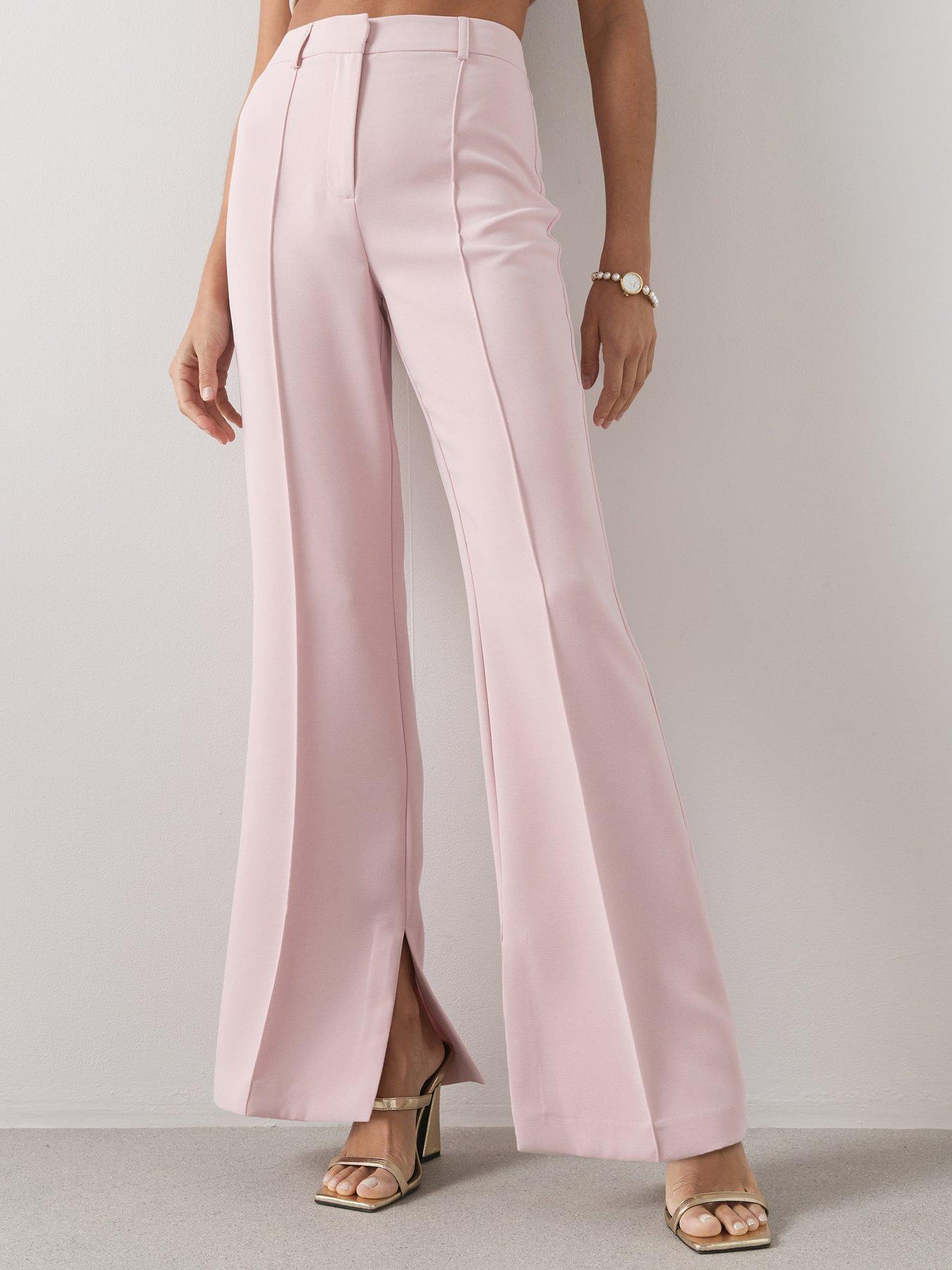 the-very-collection-vented-split-straight-leg-trouser-pinkoutfit