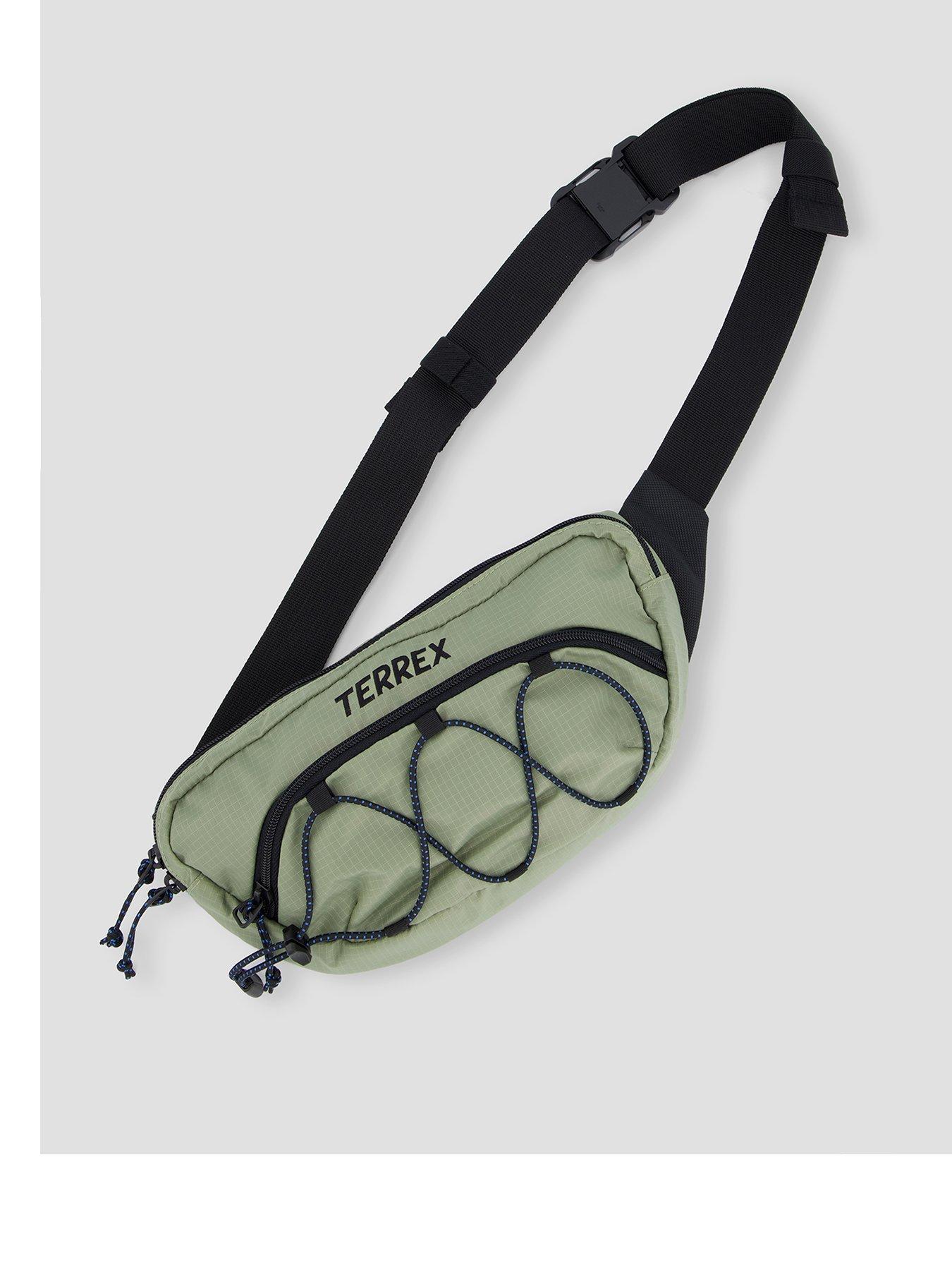 adidas-terrex-unisex-mountain-hiking-waistpack-greenfront