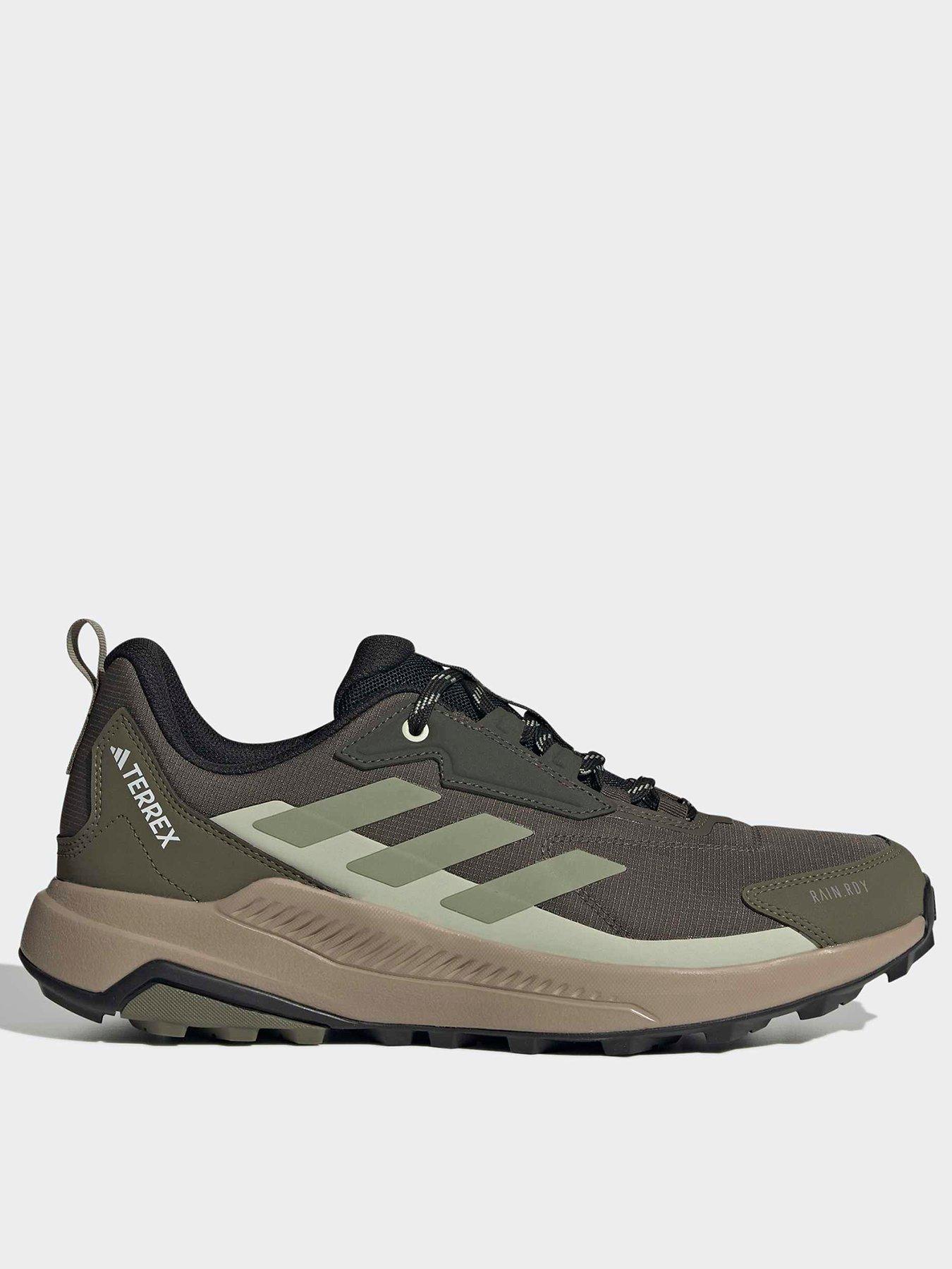 adidas Terrex Mens Anylander Rain Ready Hiking Shoes - Khaki
