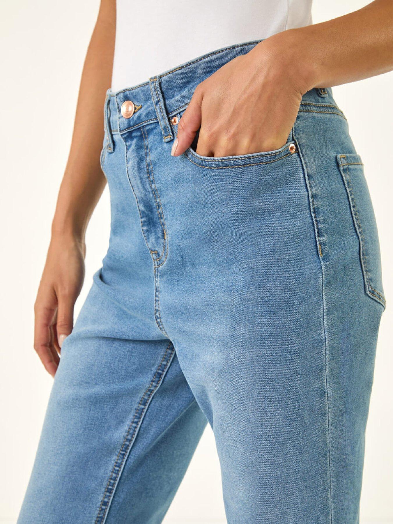 roman-petite-bootcut-stretch-jeans-denimdetail