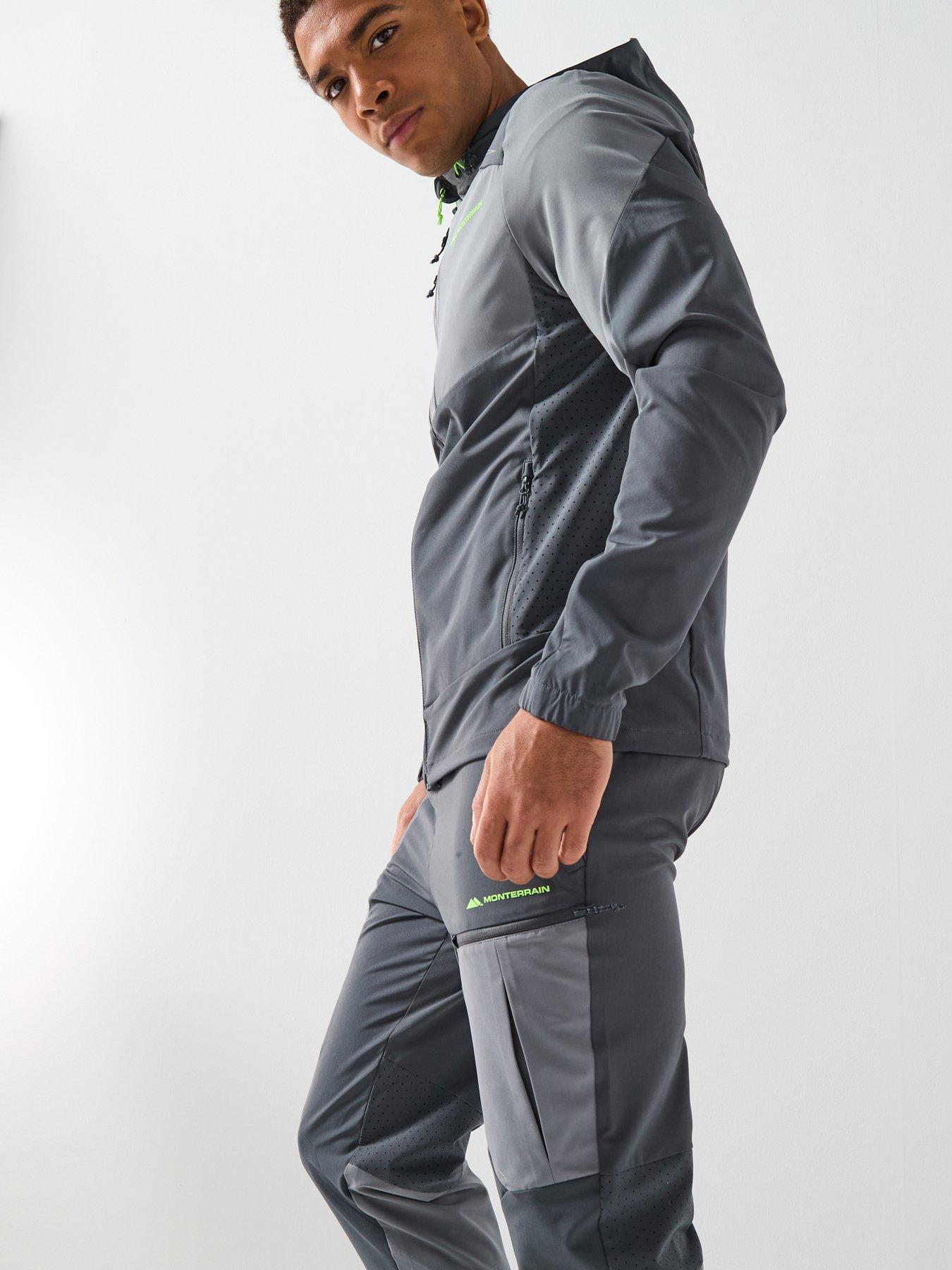 Image 5 of 6 of Monterrain Mens Orbit Woven Running Pant - Grey