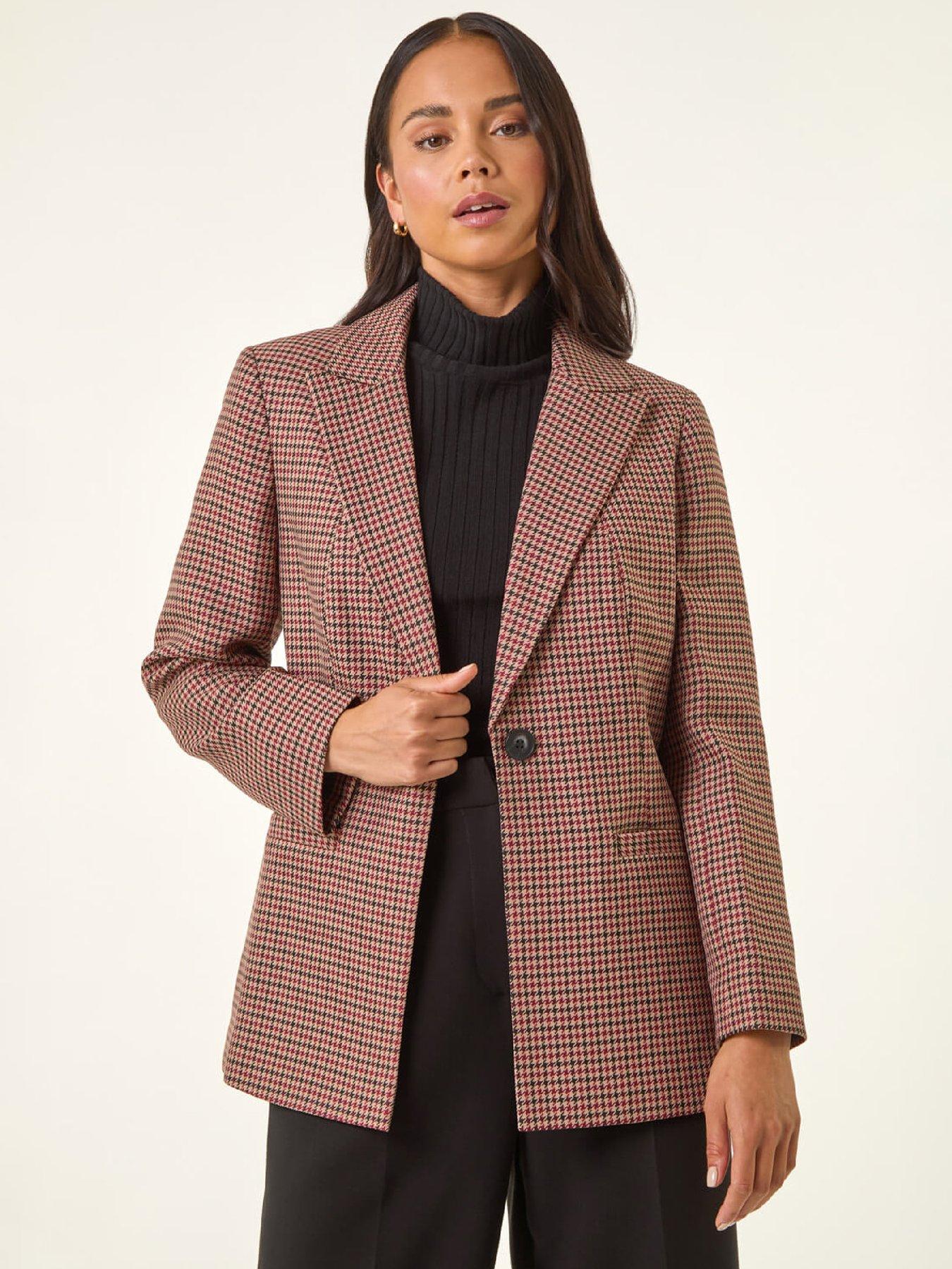 roman-petite-houndstooth-blazer-multi