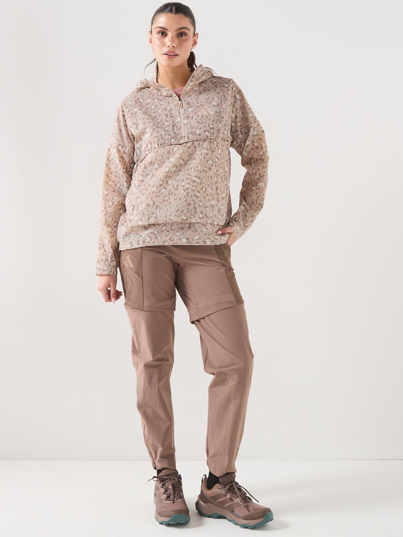 Image 3 of 4 of adidas Terrex Womens Xpl Printed Windbreaker - Beige