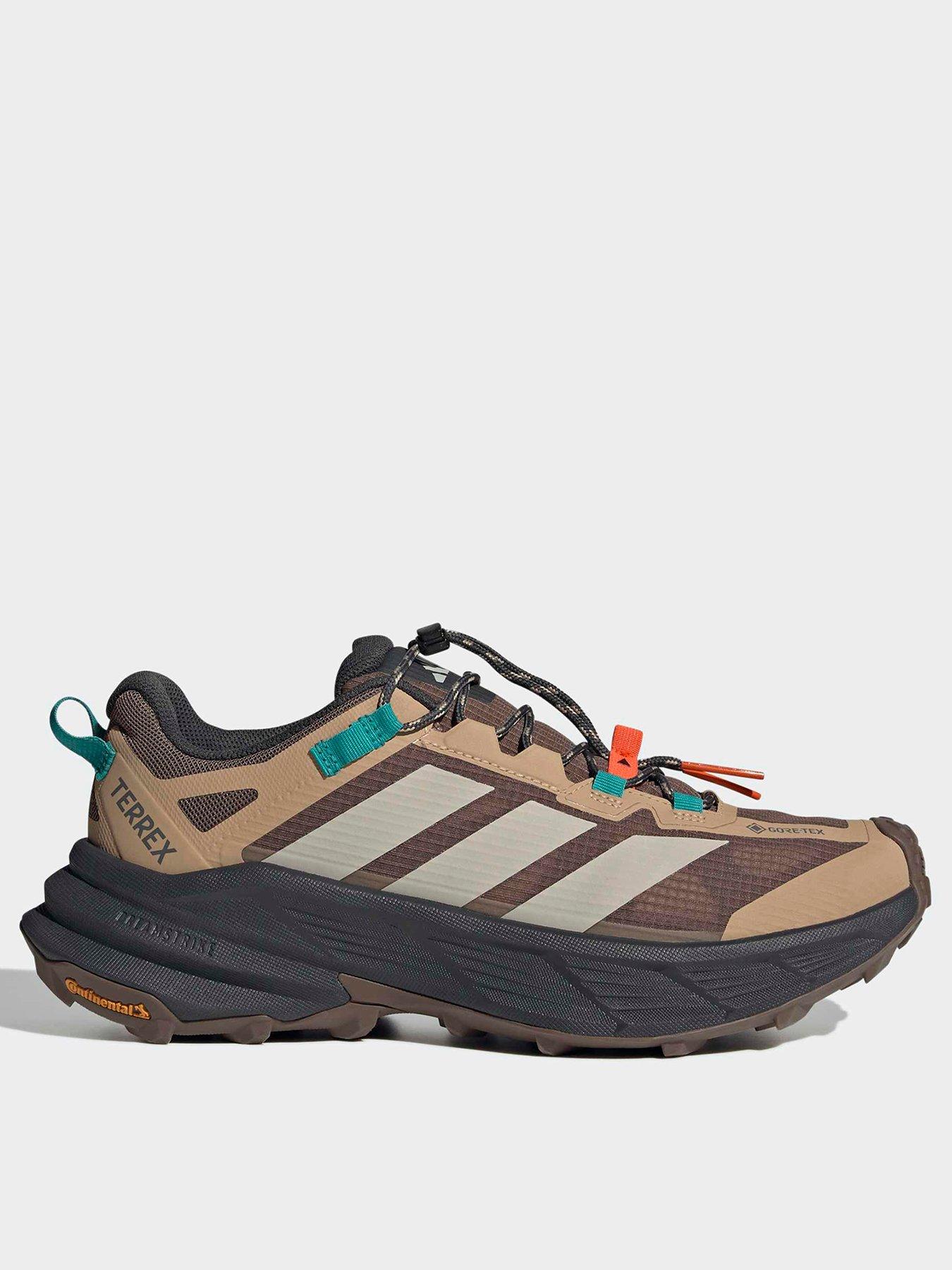 adidas Terrex Mens Free Hiker Sl Goretex Hiking Shoes - Beige