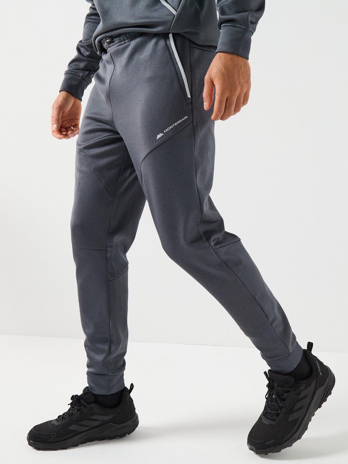 Monterrain Mens Speed 20 Poly Fleece Jogger - Grey