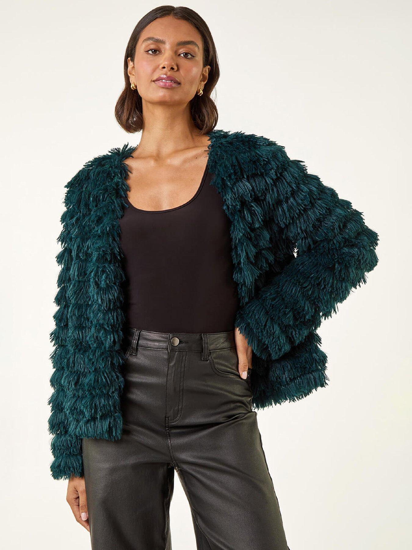 roman-faux-fur-fluffy-layered-jacket-teal
