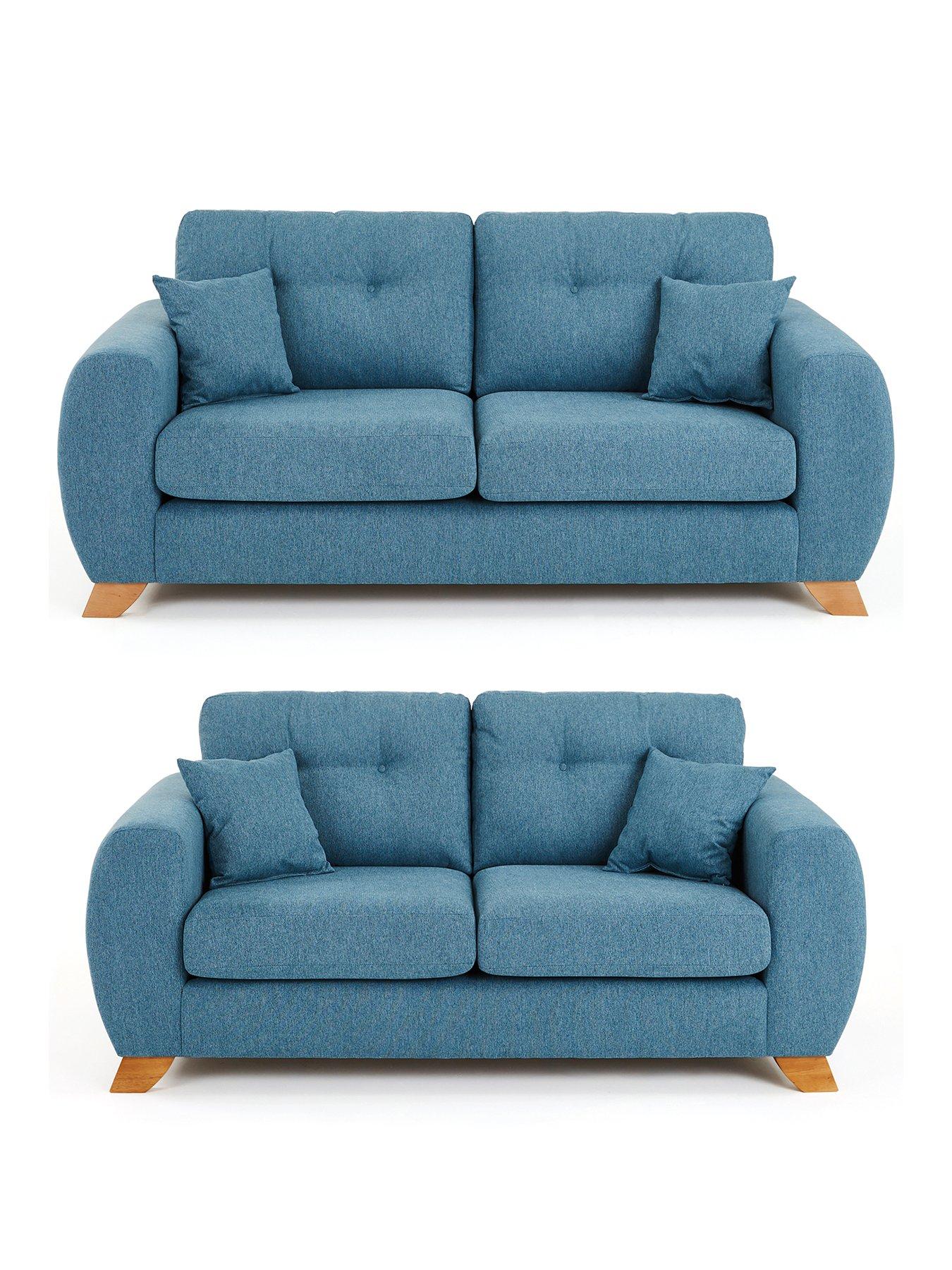 very-home-prent-3-2-seater-chenillenbspsofa-set-buy-amp-save-tealnbsp--made-to-order-in-the-ukstillFront