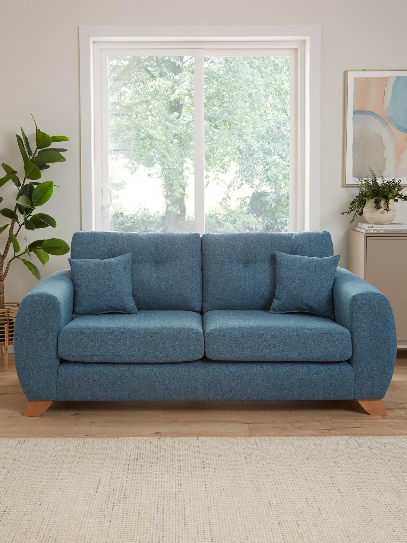 Image 1 of 7 of Very Home Prent Chenille 3 Seater Sofa- Made to Order in the UK