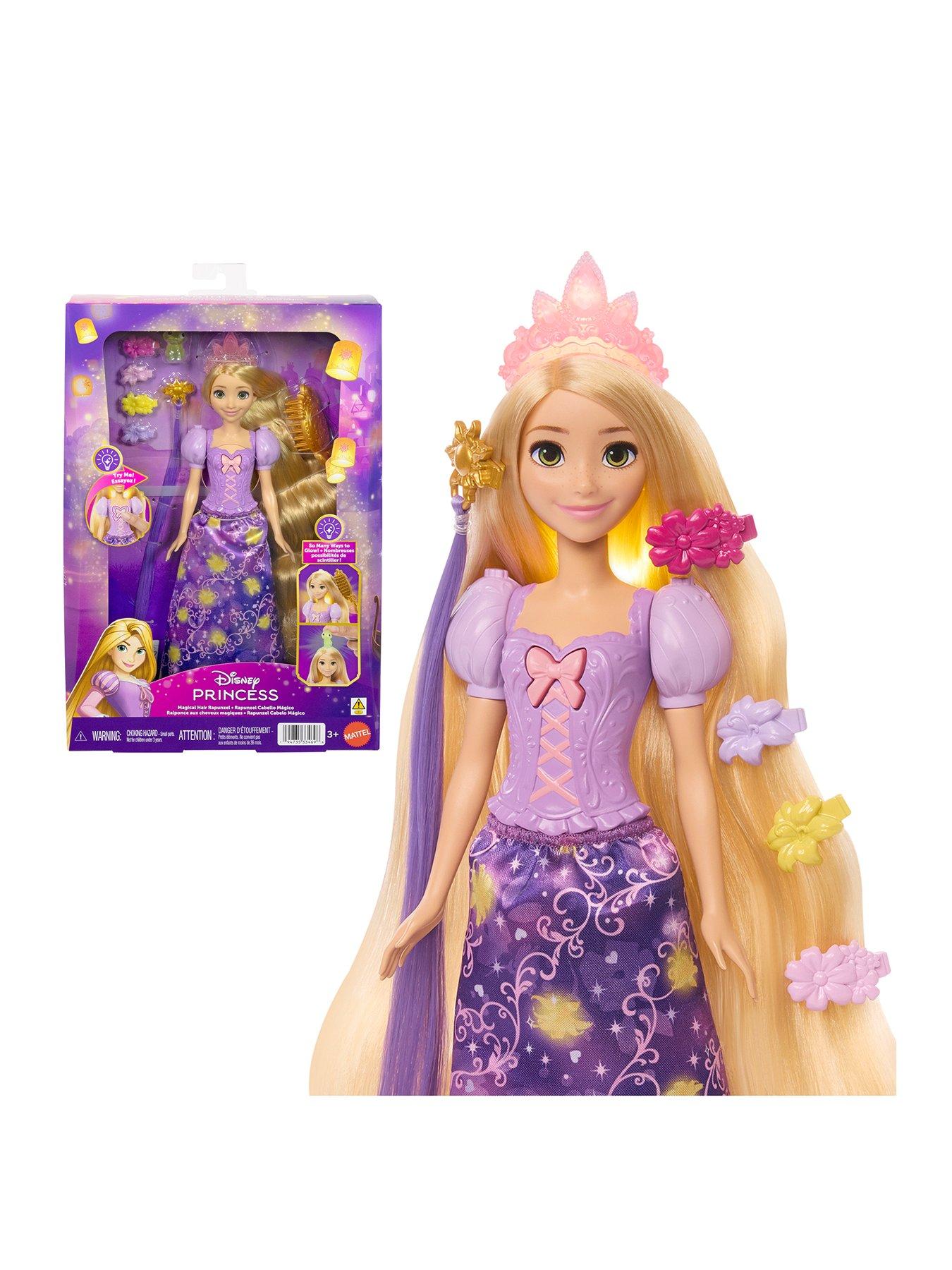 Image 1 of 8 of Disney Princess Magical Hair Rapunzel Fashion Doll &amp; Accessories