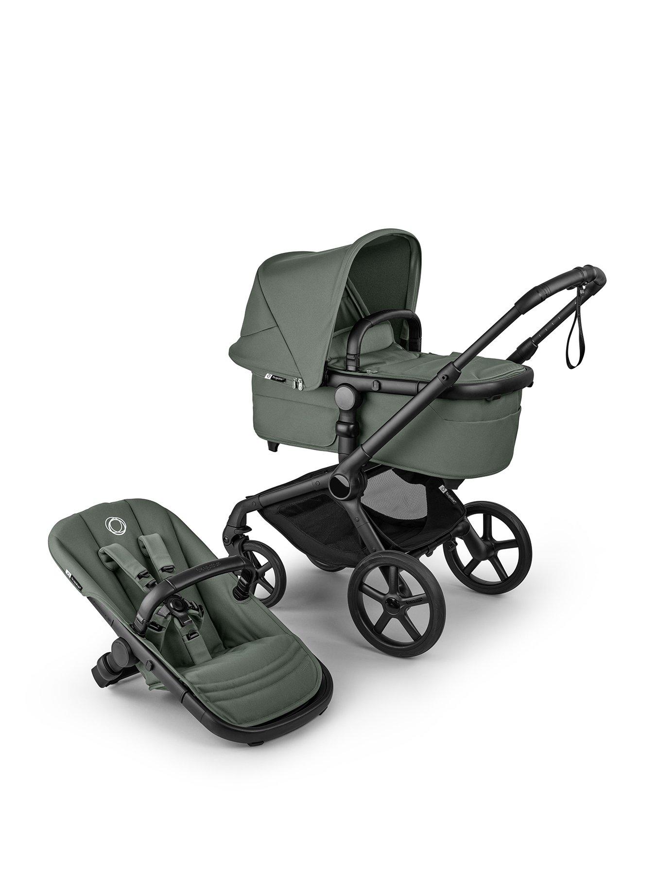 Bugaboo Fox 5 Renew Complete Pushchair - Black/Forest Green