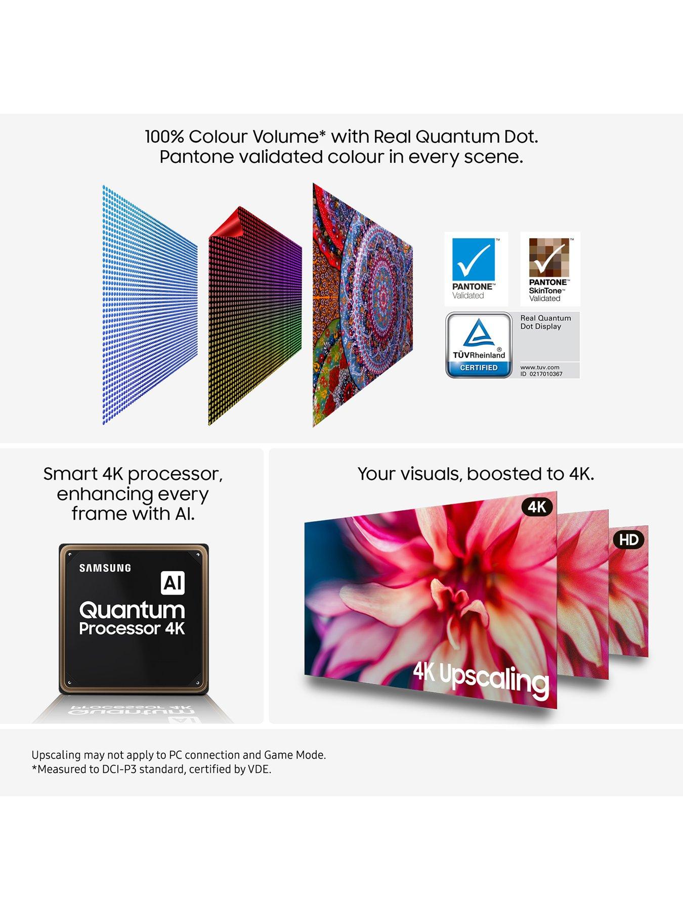 Image 3 of 8 of Samsung TV &amp; Soundbar Package&nbsp;-&nbsp;Q7F 43-inch&nbsp;QLED 4K&nbsp;Smart TV QE43Q7FA and&nbsp;S60D 5.0-channel All-in-One Soundbar