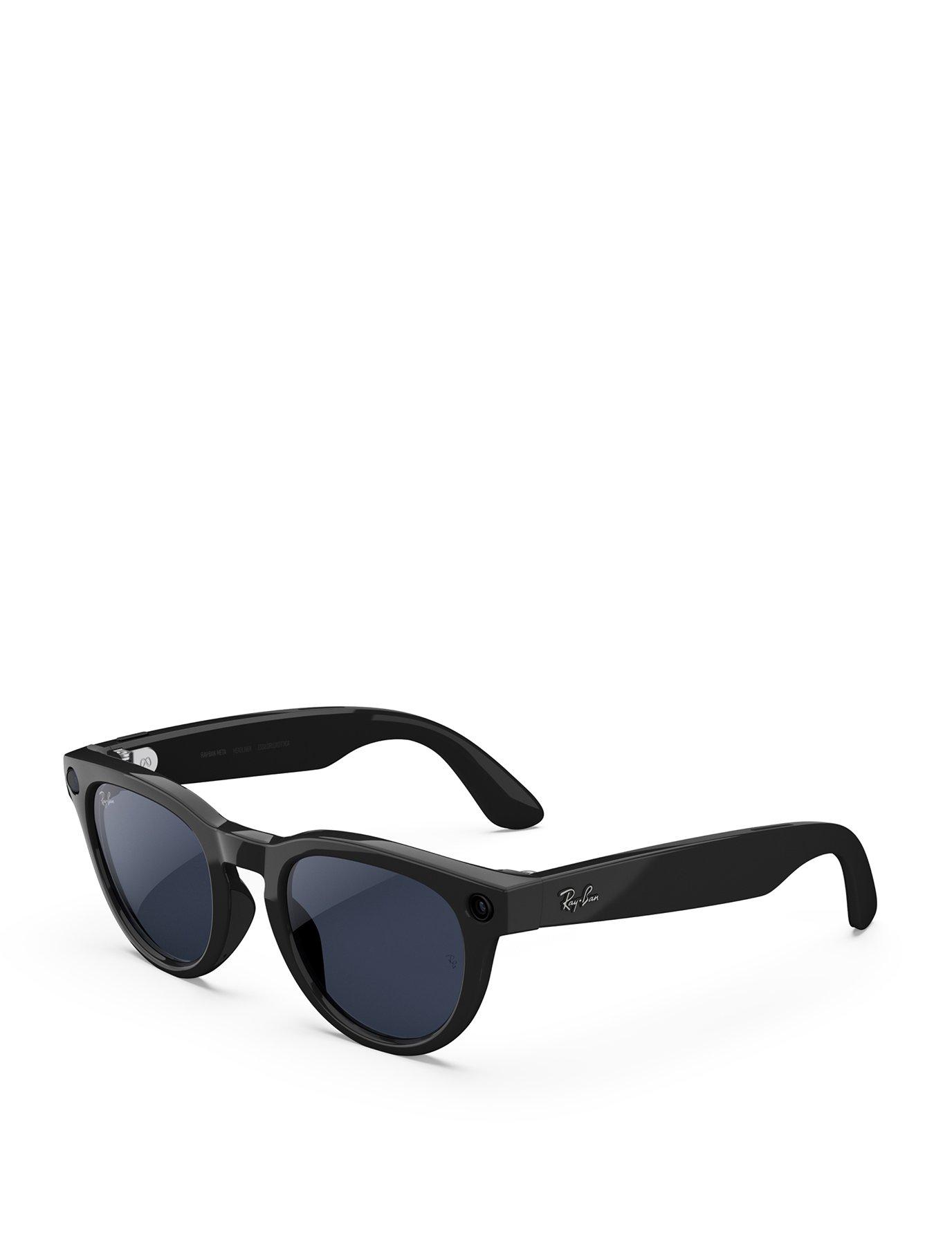 Image 1 of 8 of Ray-Ban Meta Headliner (Gen 2) - Shiny Black, Transitions<sup>&reg;</sup> Sapphire lenses