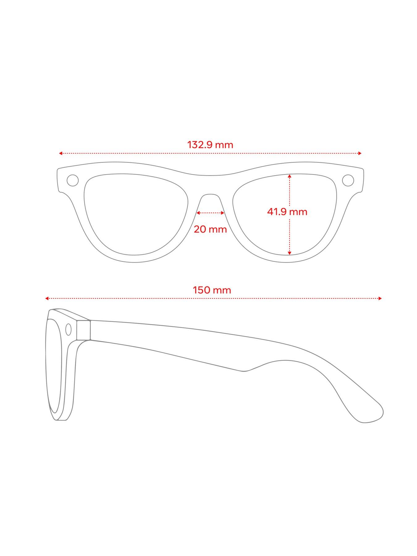 Image 7 of 8 of Ray-Ban Meta Skyler (Gen 2) - Shiny Black, Polarised Gradient Graphite lenses
