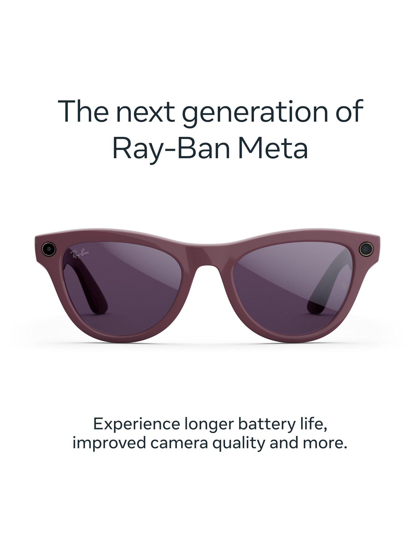 Image 2 of 8 of Ray-Ban Meta Skyler (Gen 2) - Shiny Mystic Violet, Transitions<sup>&reg;</sup> Amethyst lenses