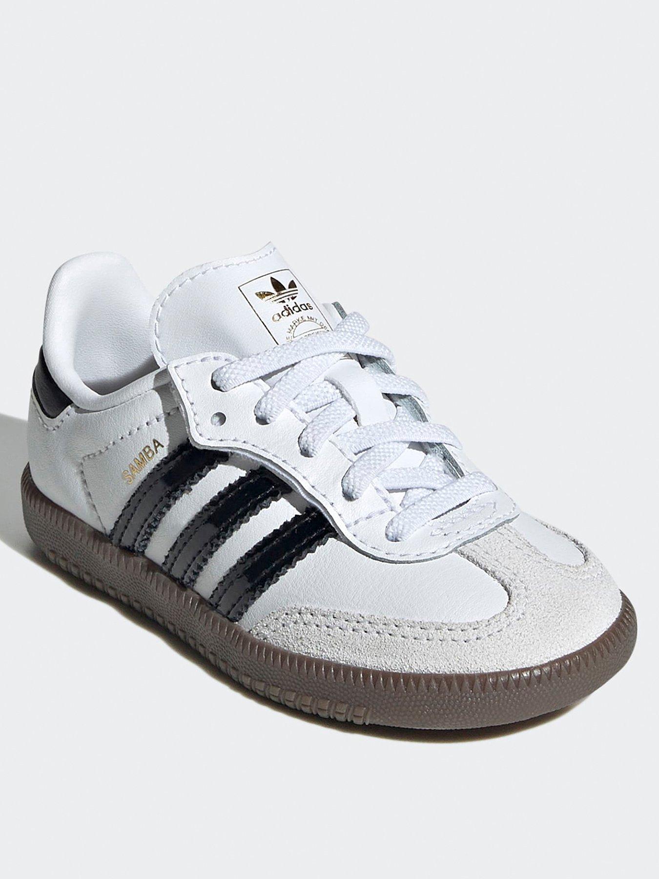 Image 2 of 7 of adidas Originals Infants Samba Og Elastic Trainers - White