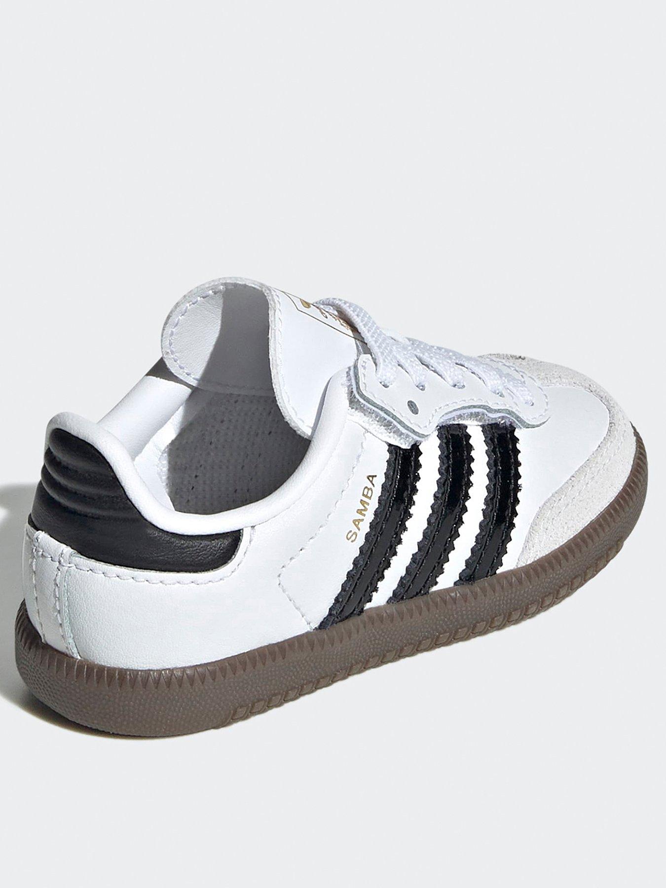 Image 3 of 7 of adidas Originals Infants Samba Og Elastic Trainers - White