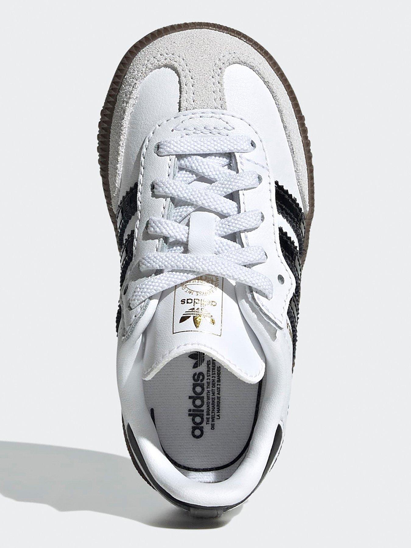Image 4 of 7 of adidas Originals Infants Samba Og Elastic Trainers - White