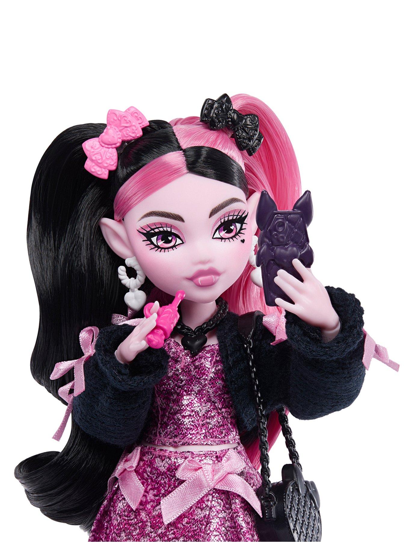 Monster High Draculaura Fashion Doll in Bow Dress with Pet Bat Count  Fabulous | Very Ireland